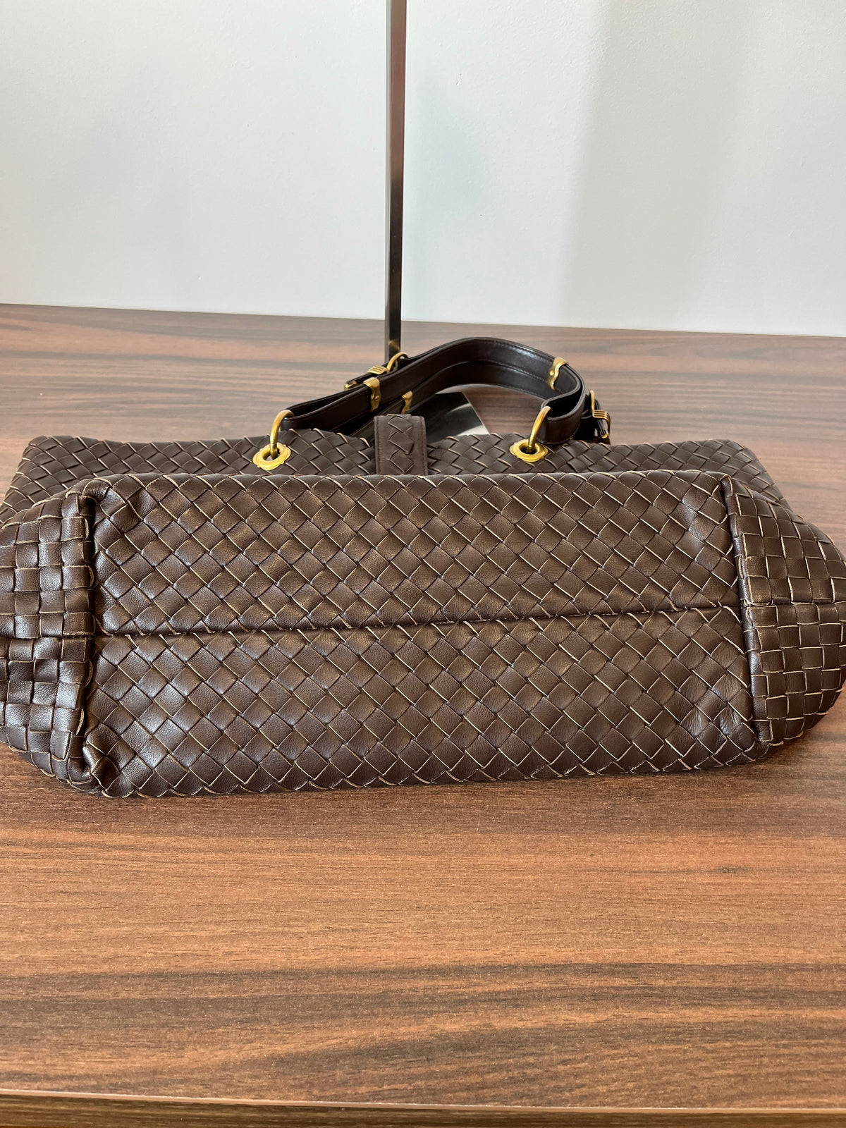 Bottega Veneta Capri Tote Grande Nappa Intrecciato Marrón
