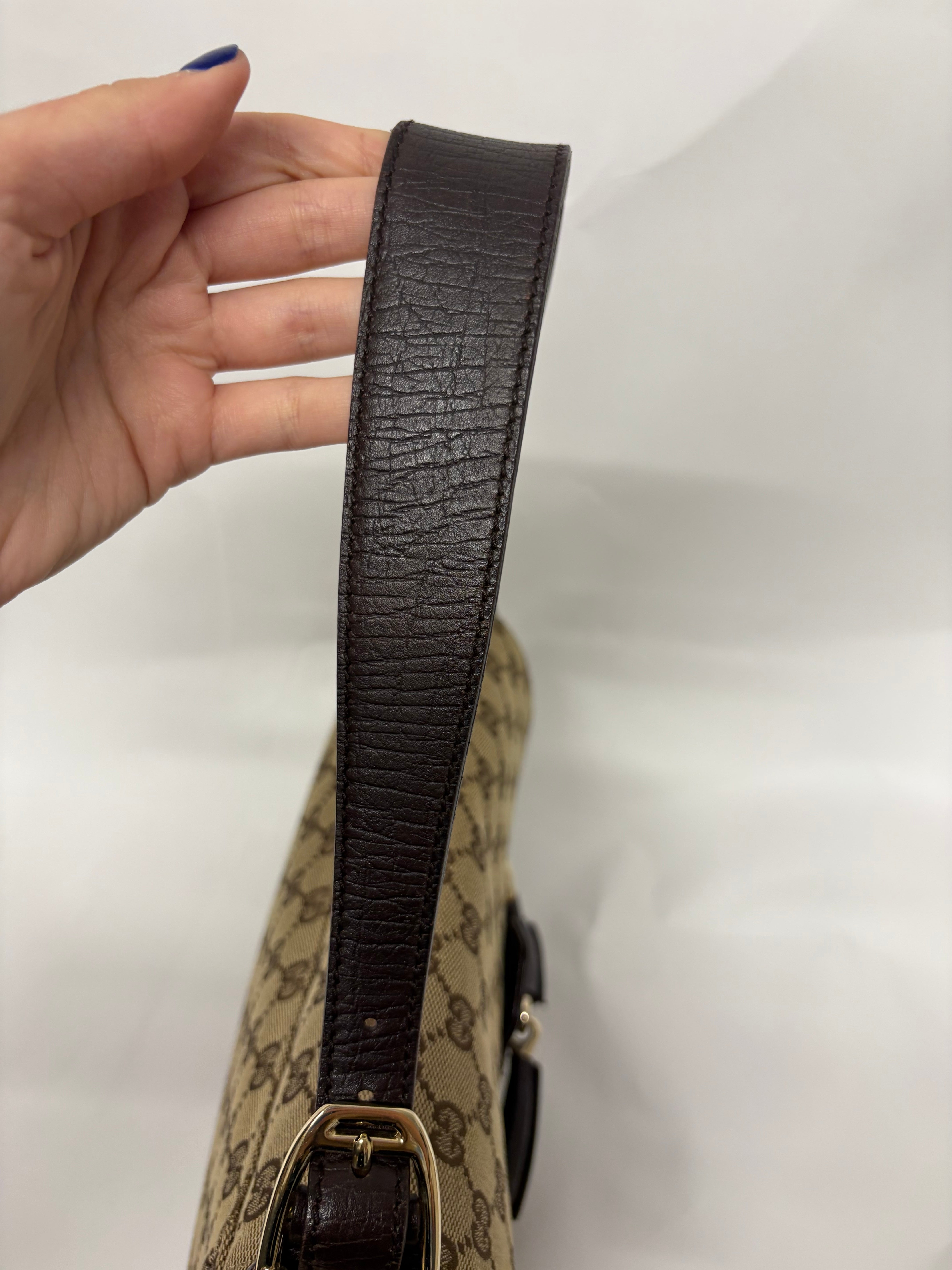 Gucci Horsebit Hobo GG Canvas Beige/Marrón – Iconic Chain & Bit