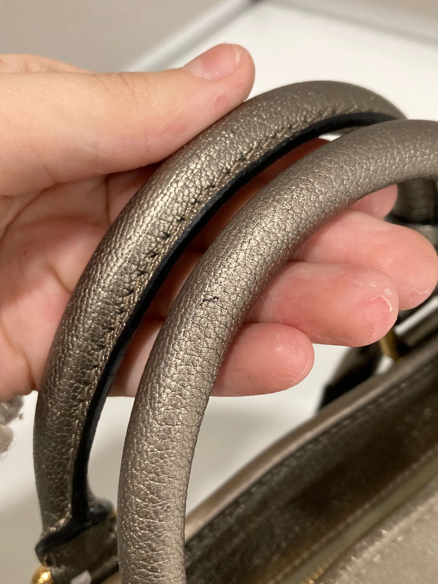 Loewe amazona 28 gris metalizado