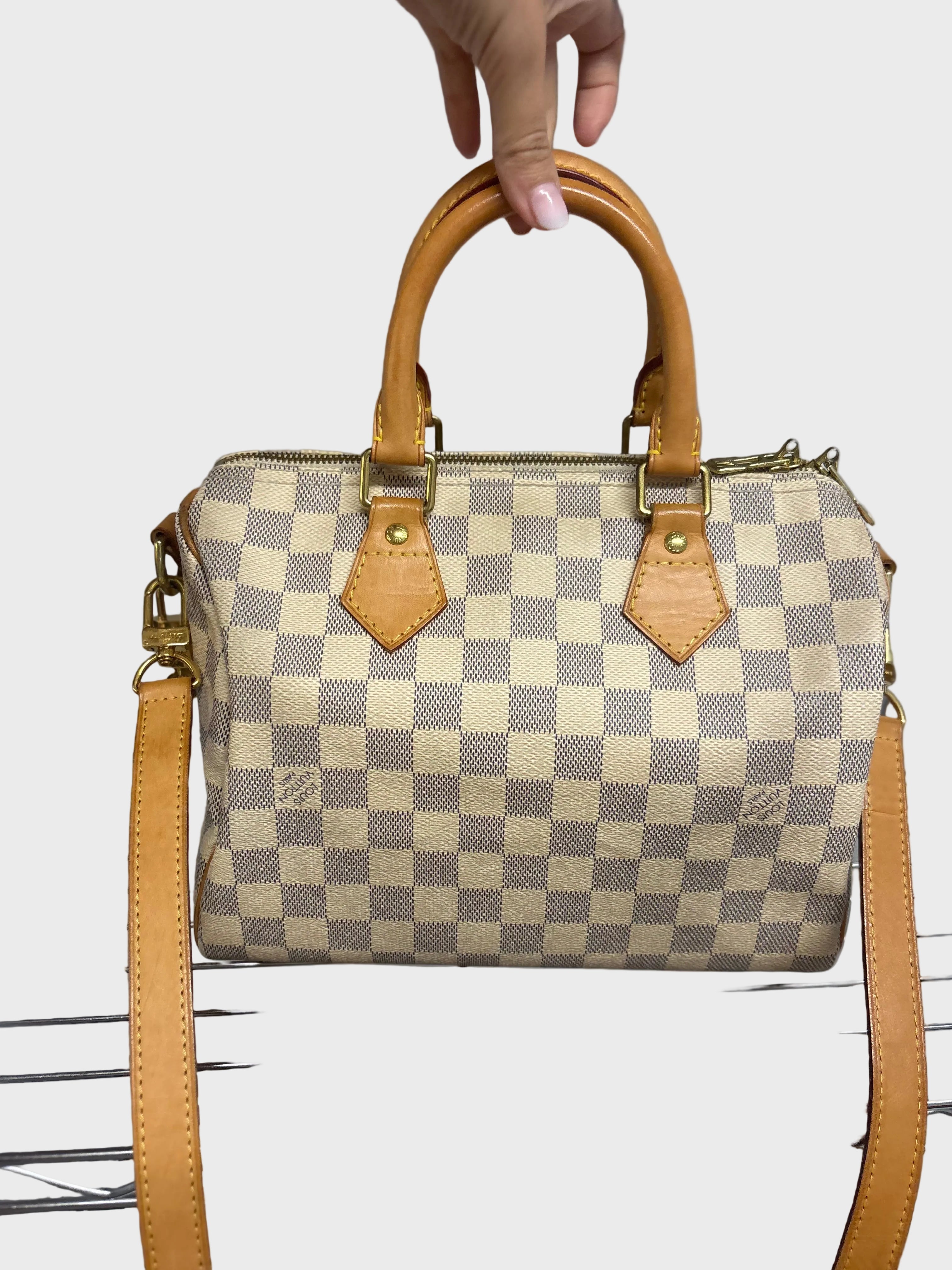 Louis Vuitton Speedy Bandoulière 25  Damier Azur