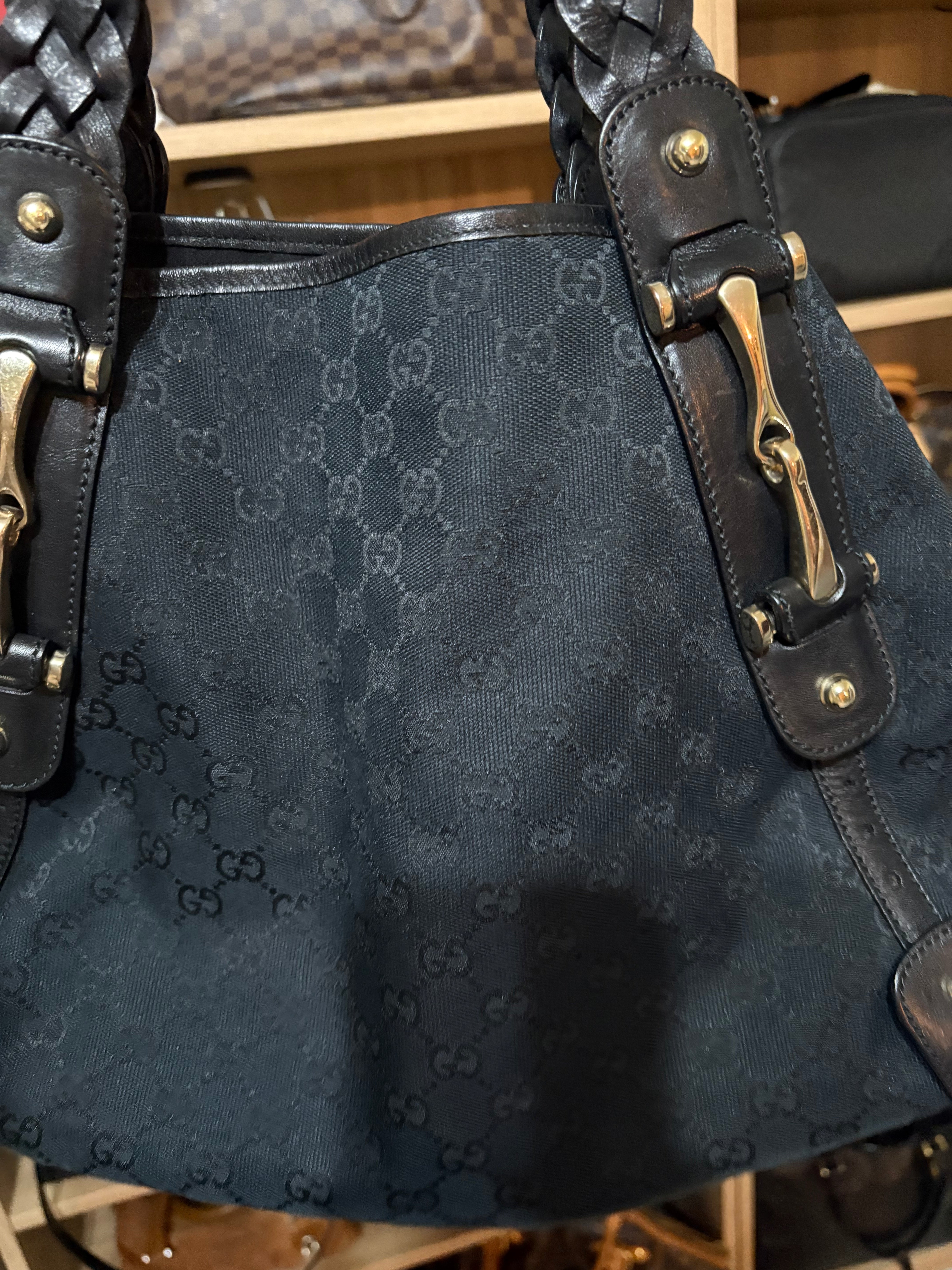 Gucci Pelham GG Canvas Negro