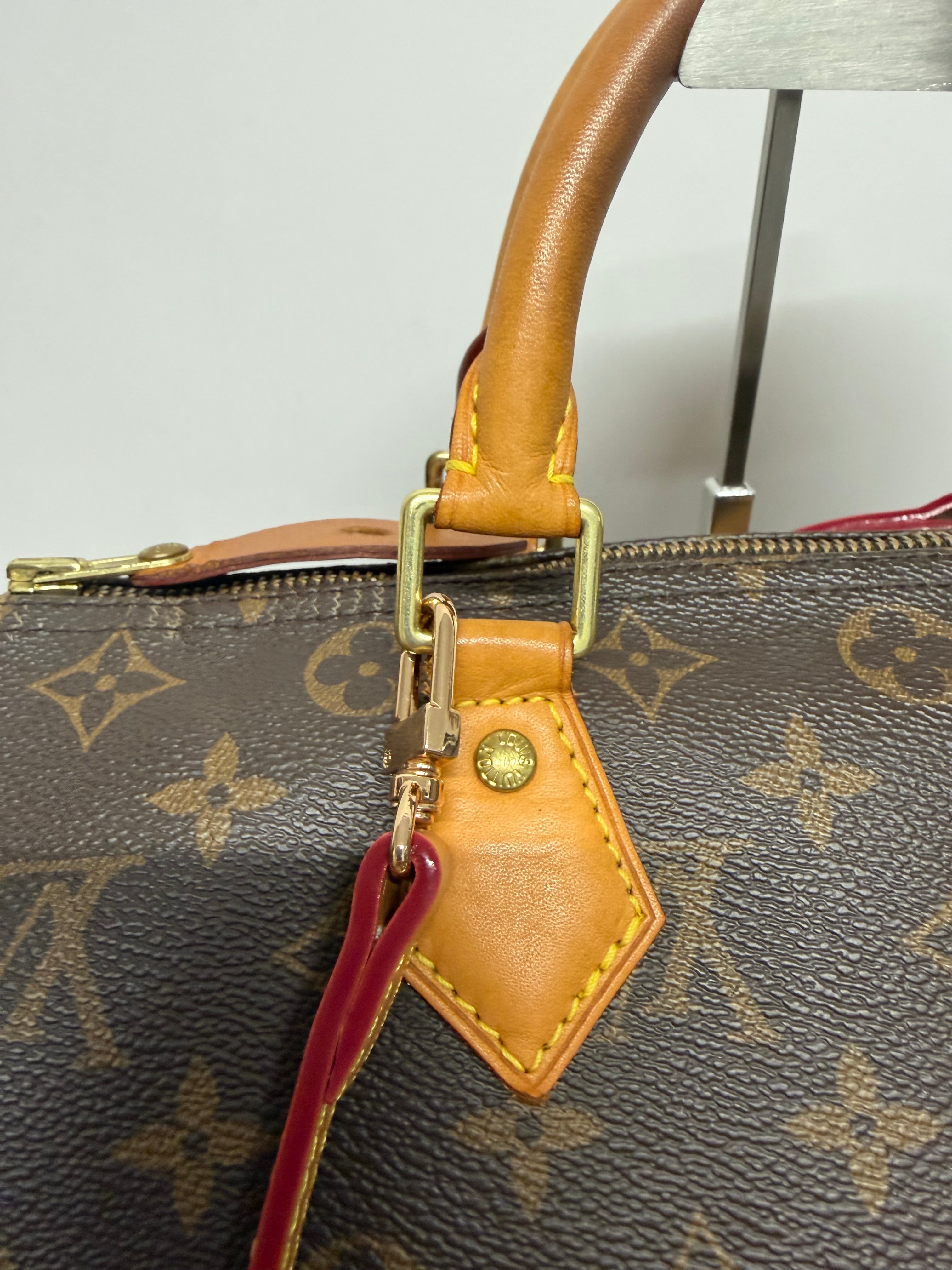 Louis Vuitton Speedy 30 Monogram con bandolera extra