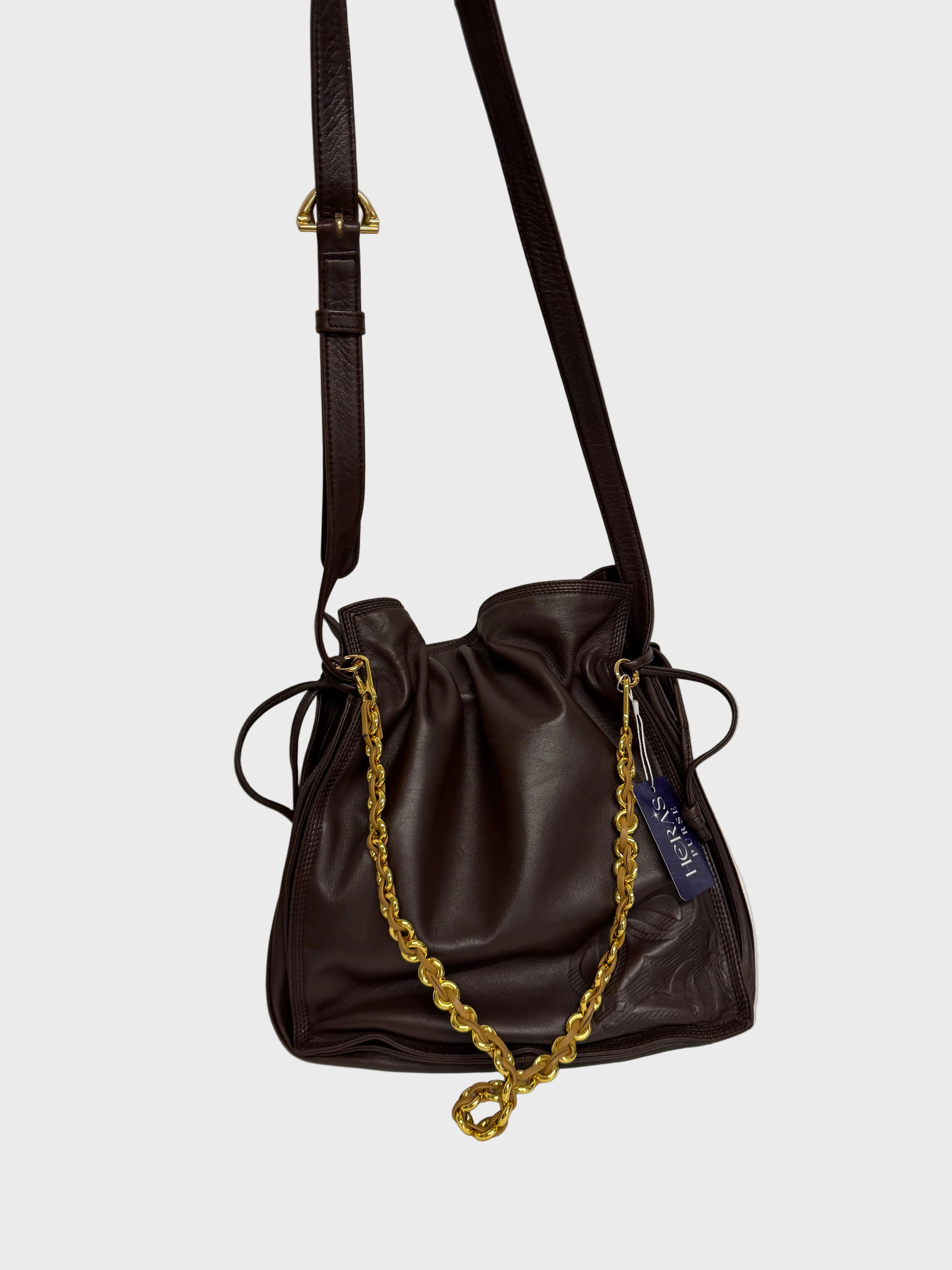 Loewe Flamenco Bag Vintage | Piel Nappa Marrón Chocolate
