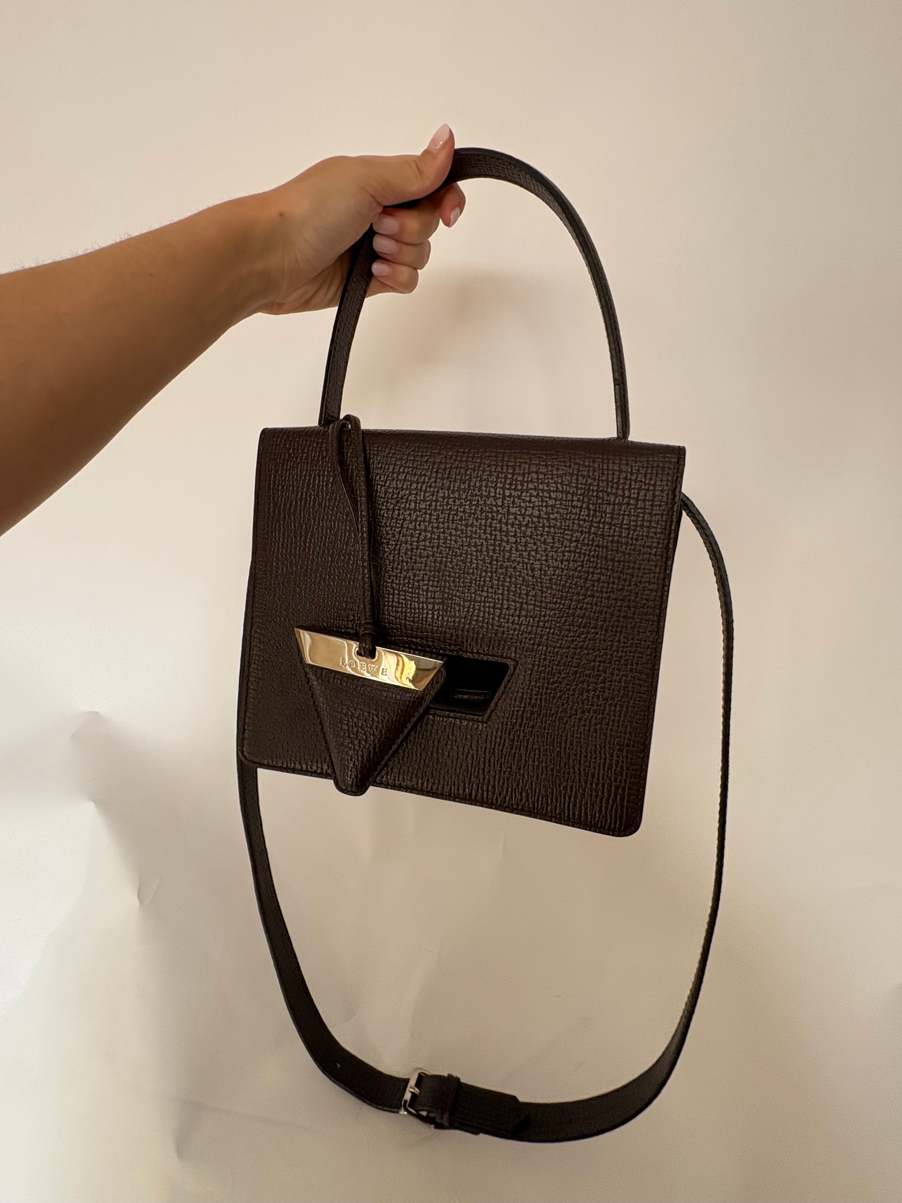 Loewe Barcelona 2-Way bandolera – Marrón