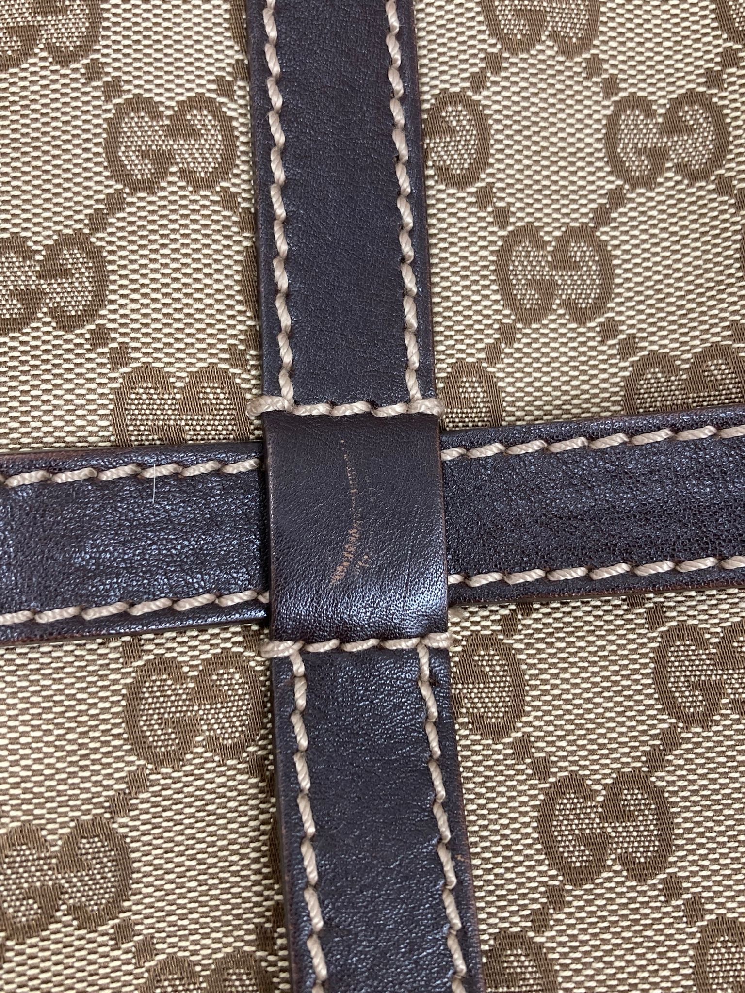 Gucci hobo bag vintage gg canvas