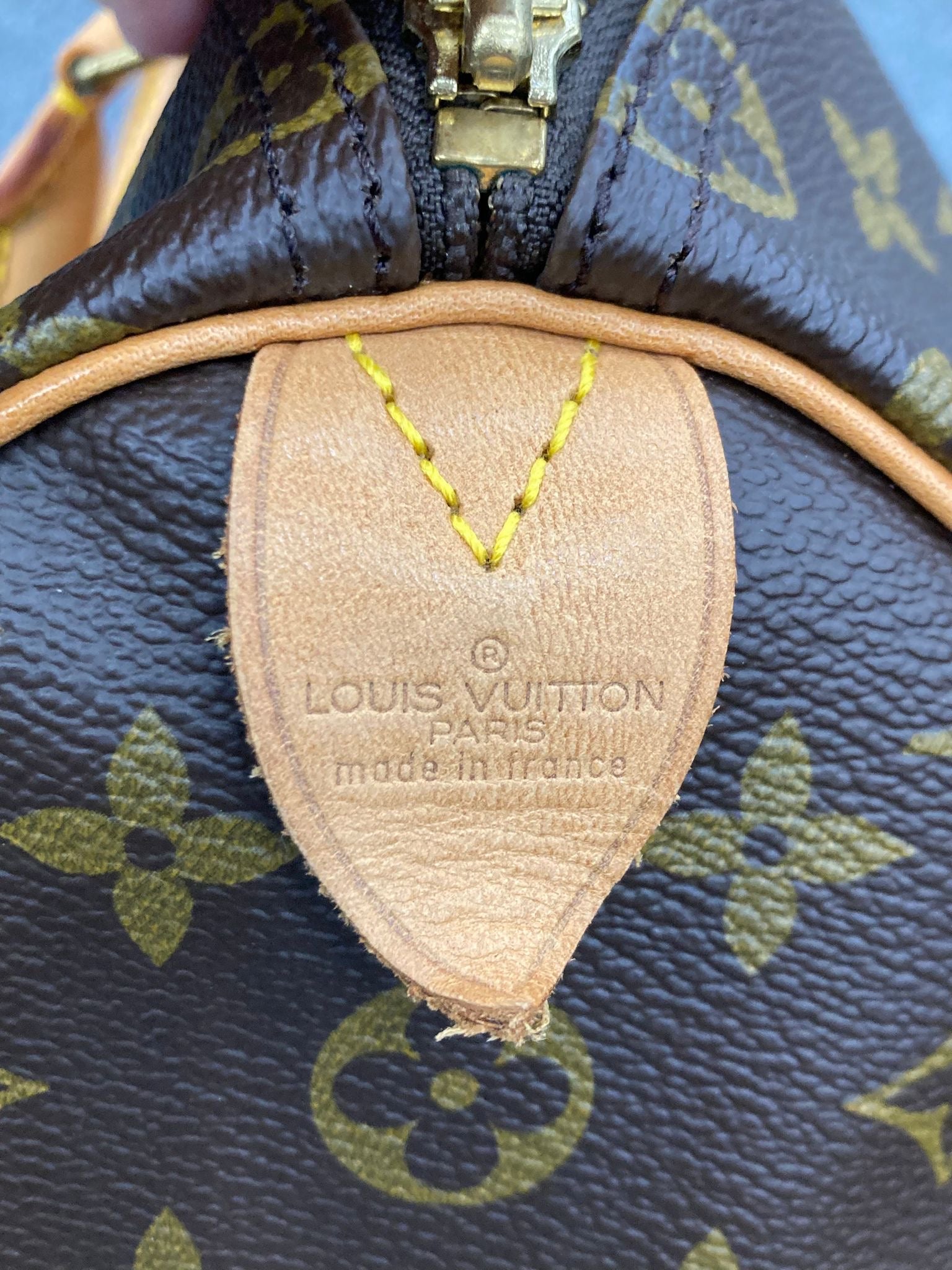 Louis Vuitton speedy 35 canvas monogram