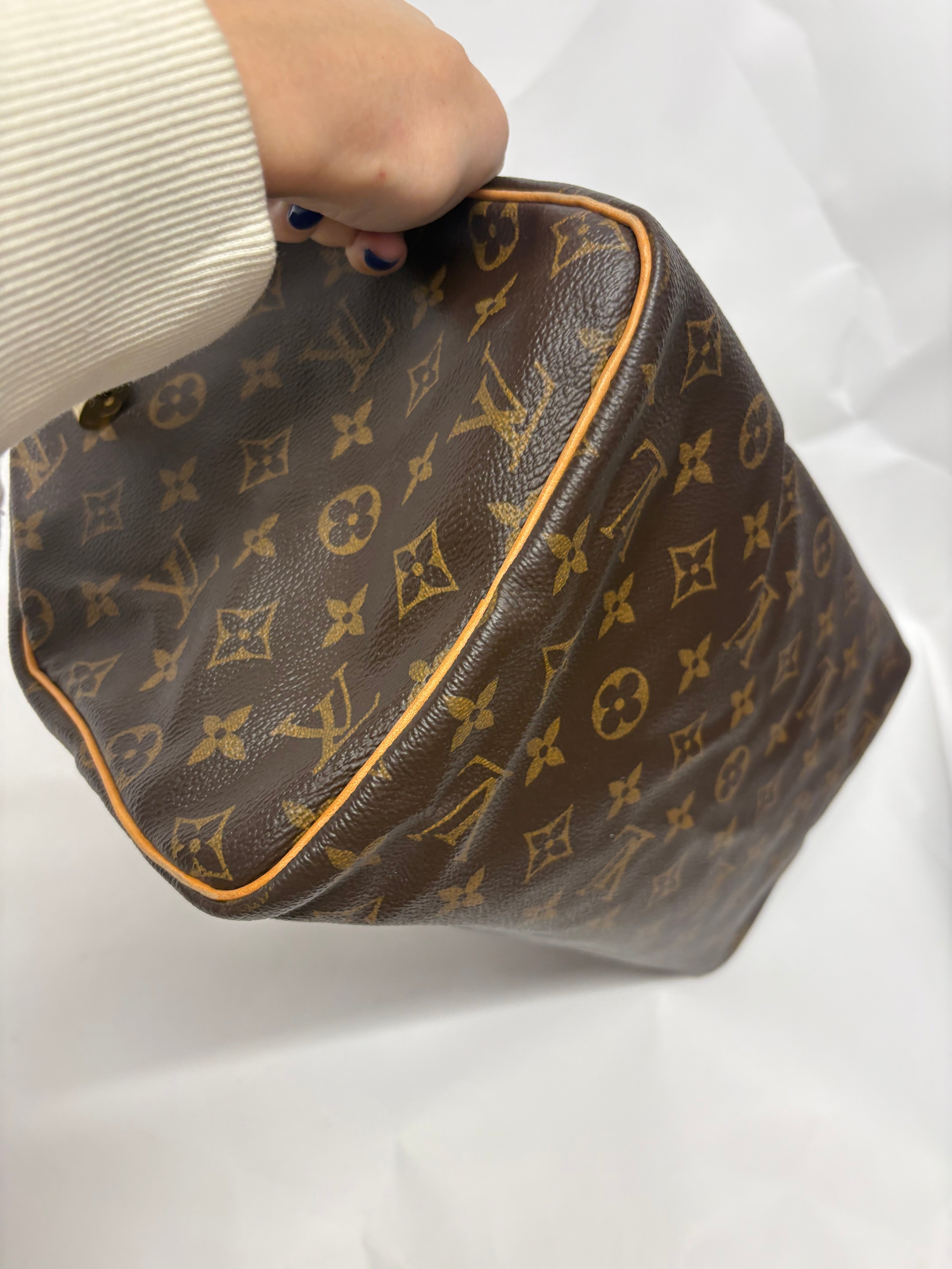 Louis Vuitton speedy 30 grabado CMP con bandolera extra