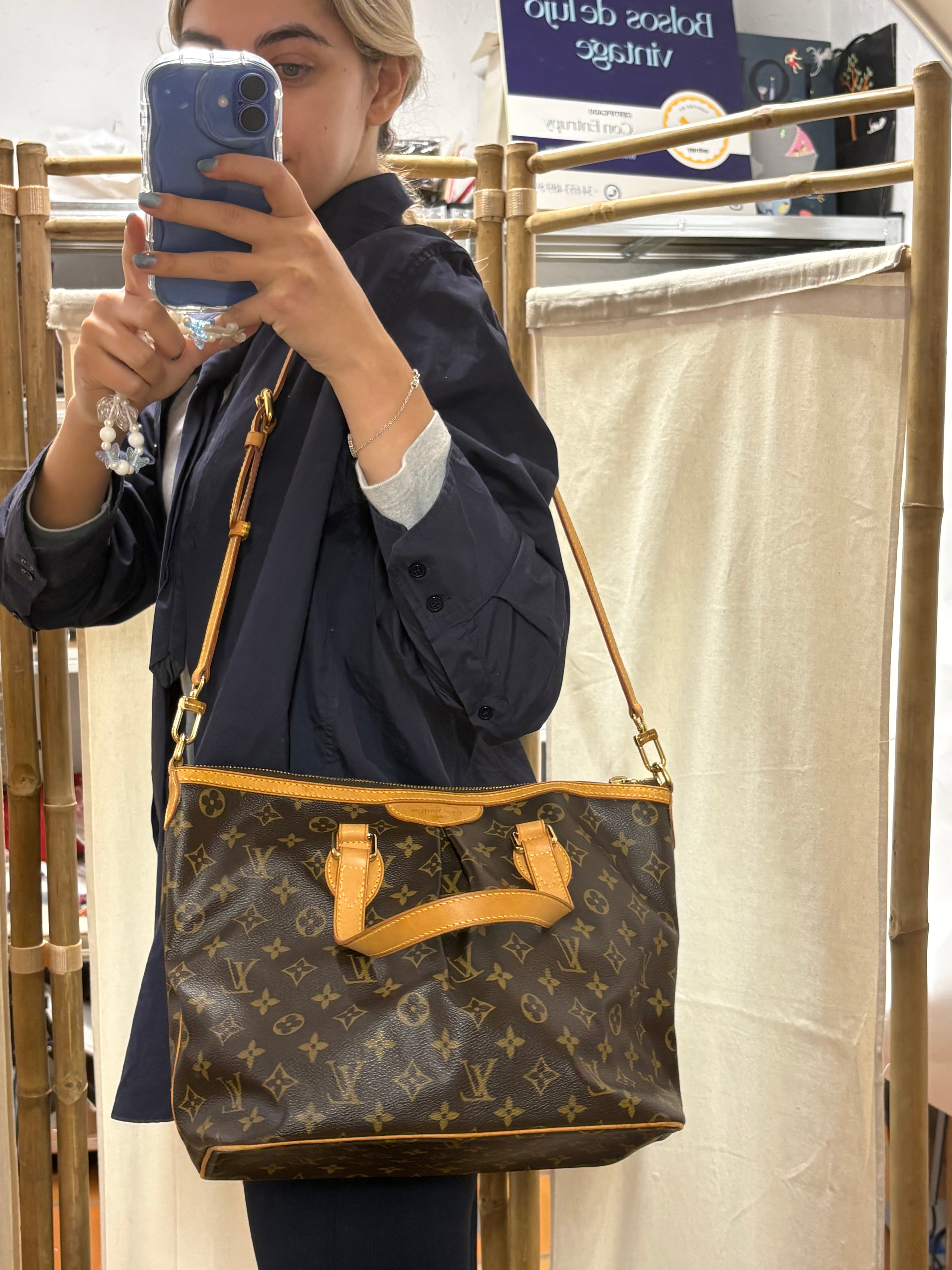 Louis Vuitton Palermo PM canvas monogram con bandolera original