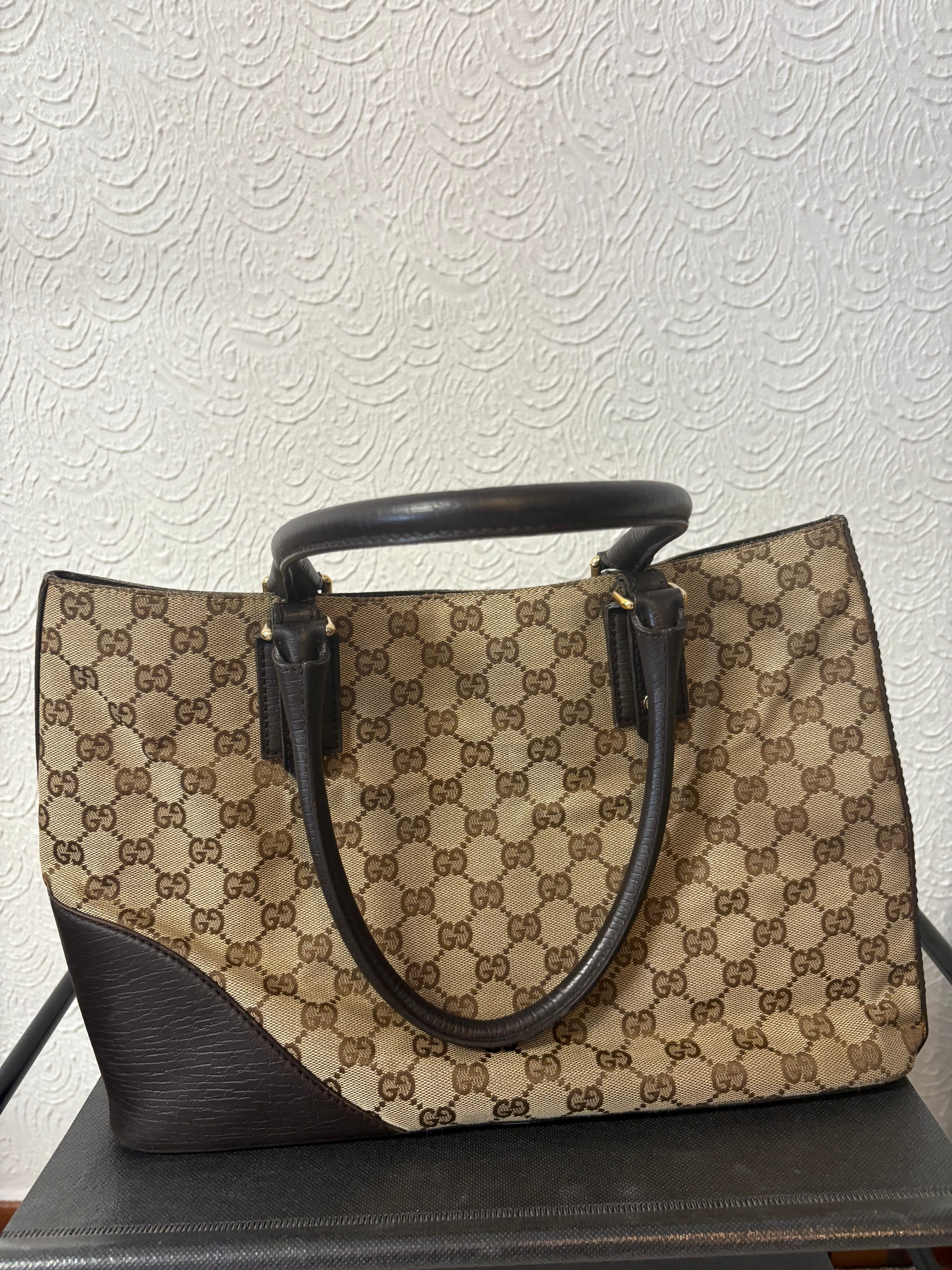 Gucci horsebit tote bag go canvas