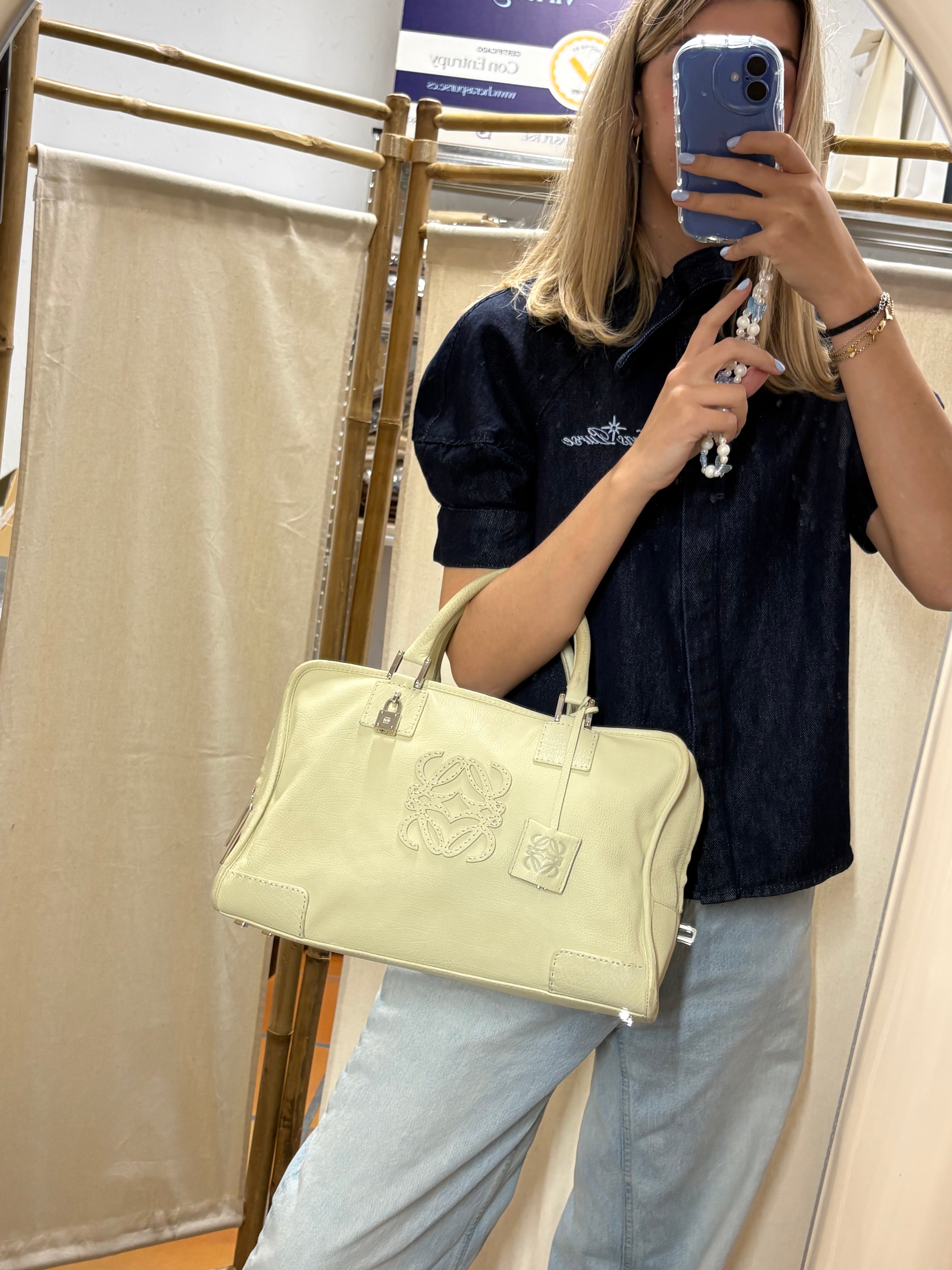 Loewe Amazona 35 vintage Verde Lima