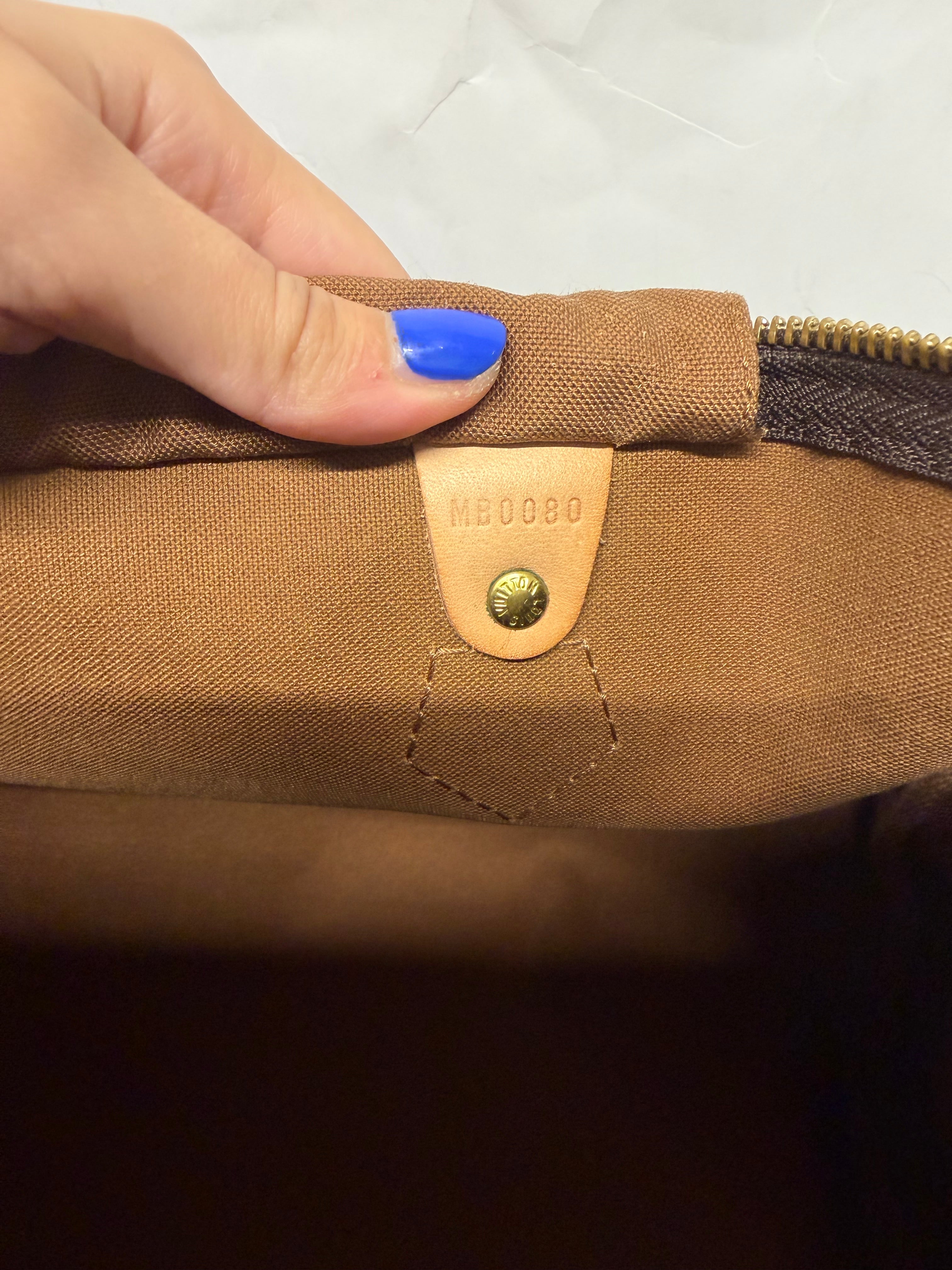 Louis Vuitton Speedy 35 Monogram MB0080