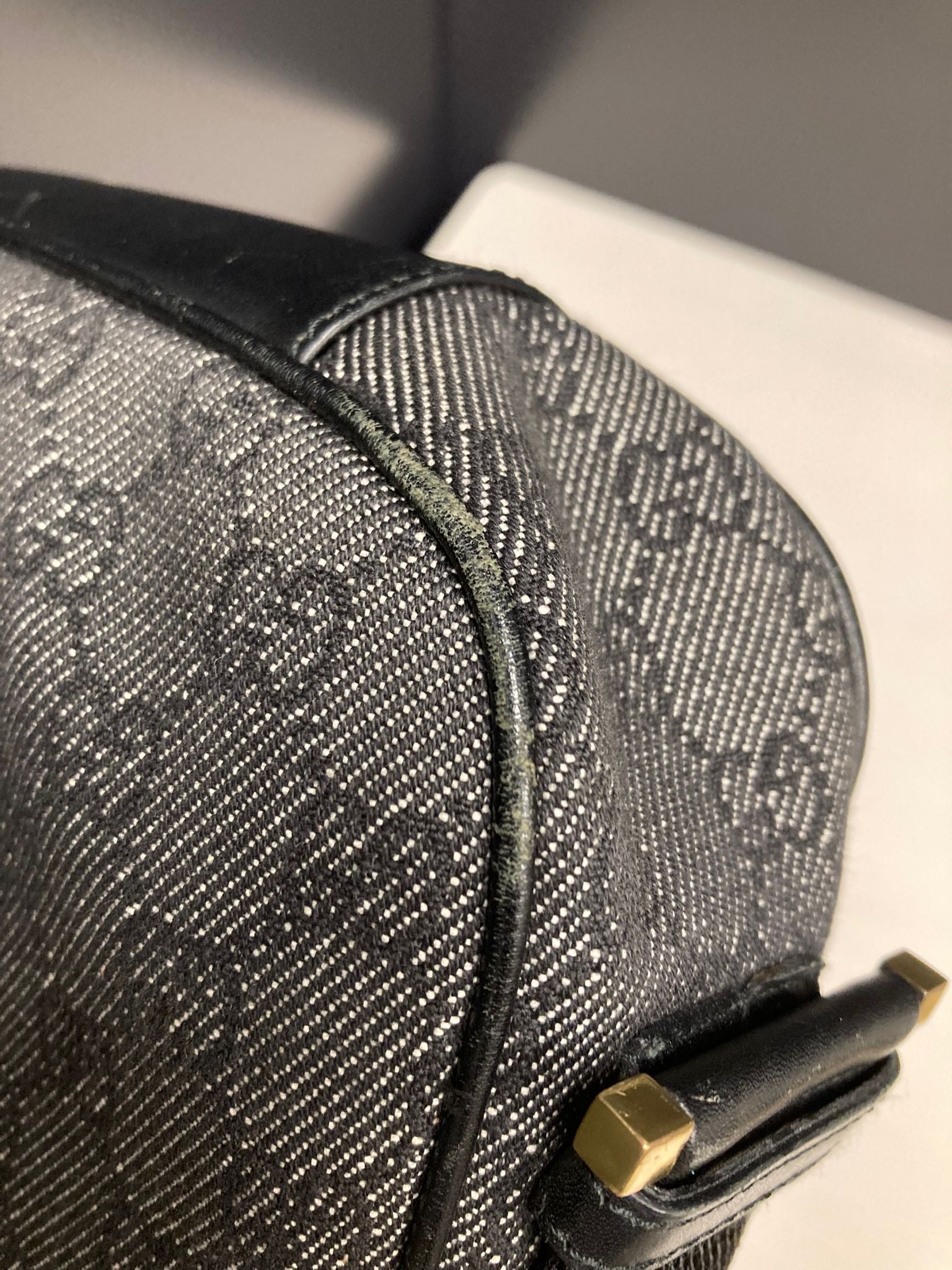 Gucci Jackie Lona monogram negra