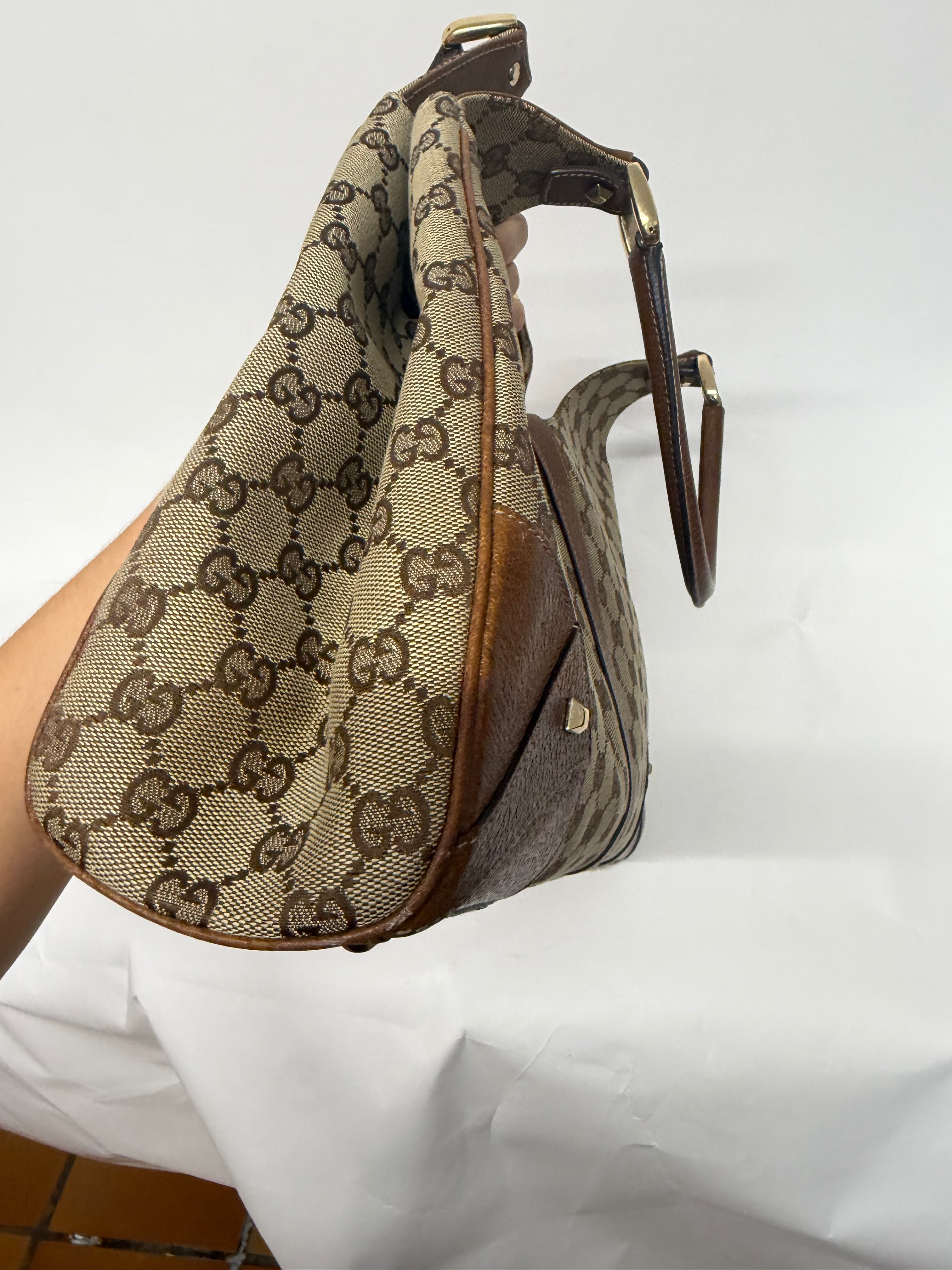 Gucci Jackie GG Canvas Grande Herrajes Dorados