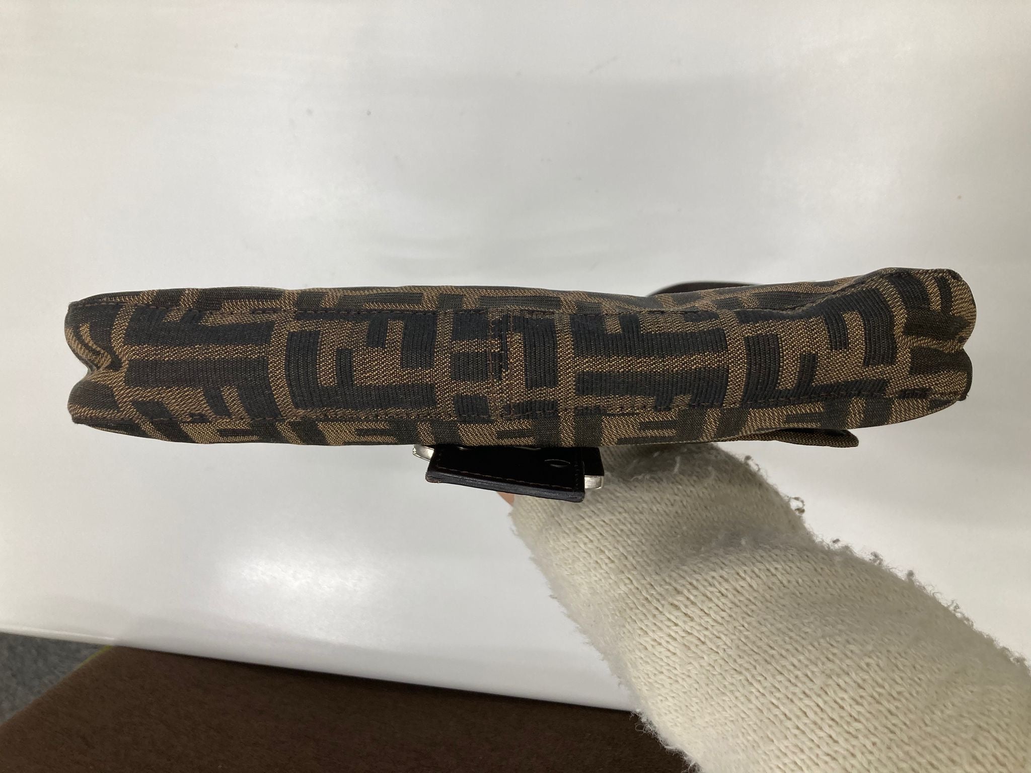 Fendi baguette clásica vintage marrón zucca