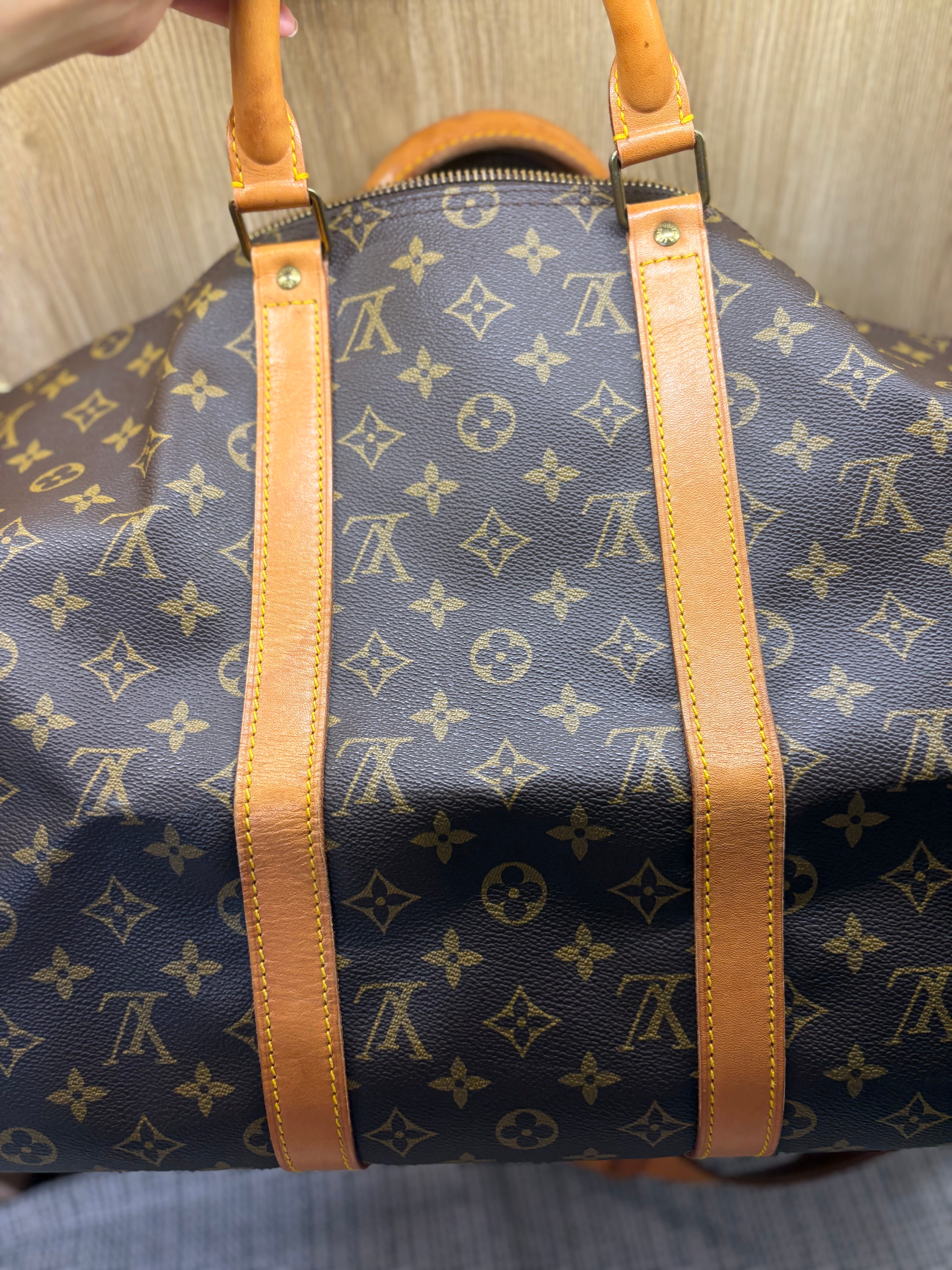 Louis Vuitton Keepall 50 bandolera canvas monogram