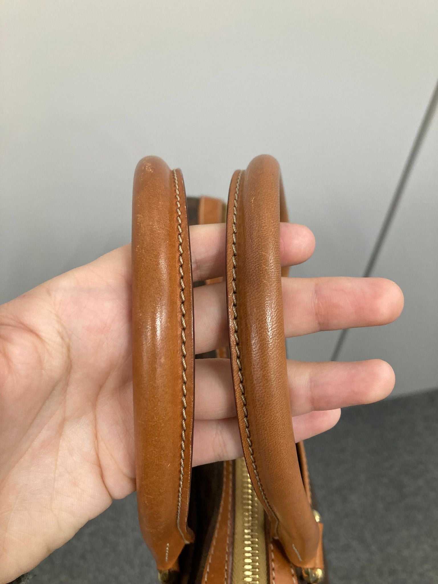 CÉLINE Macadam Handbag Vintage Marrón