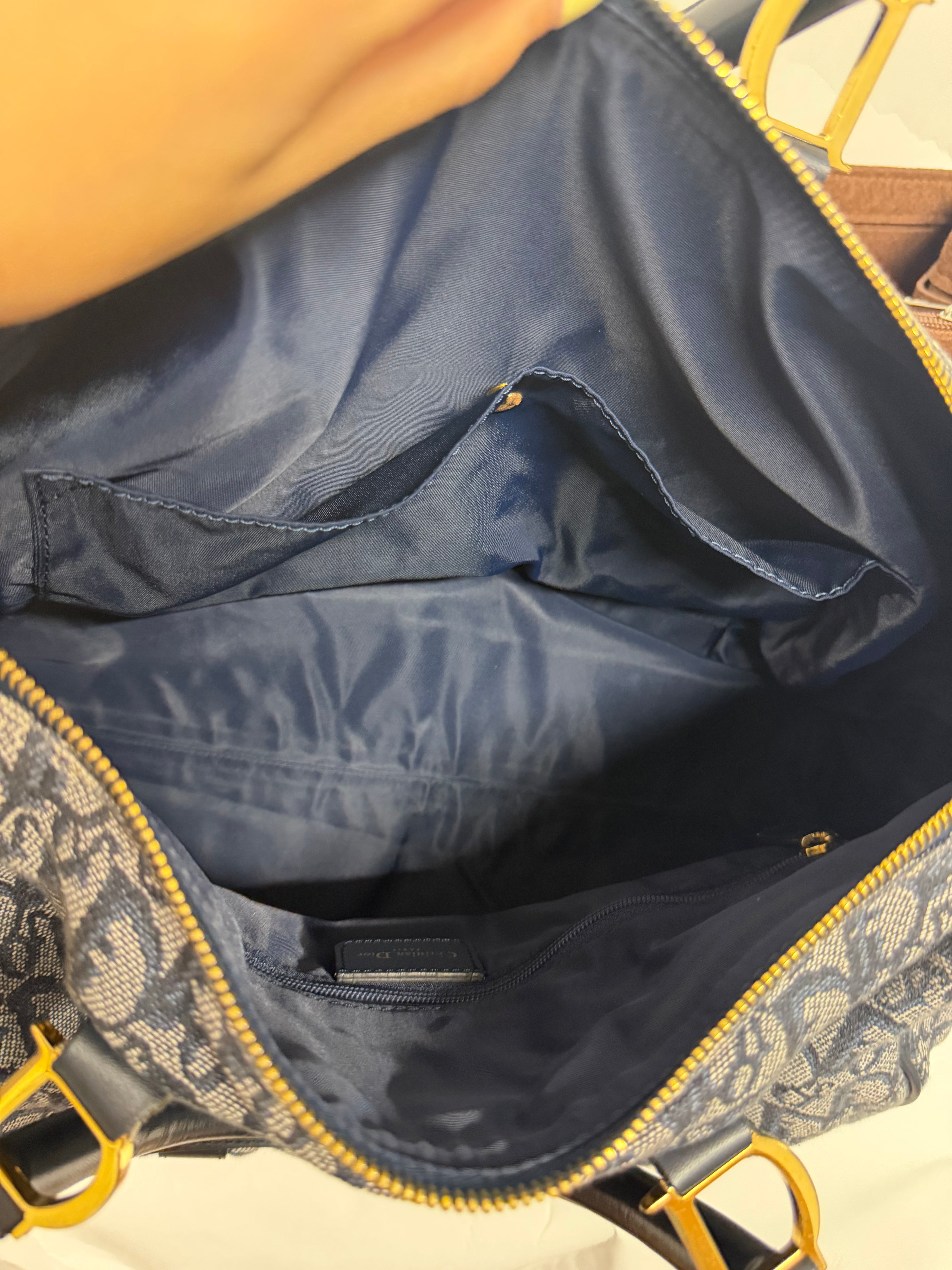 Christian Dior Trotter Boston 35 Navy