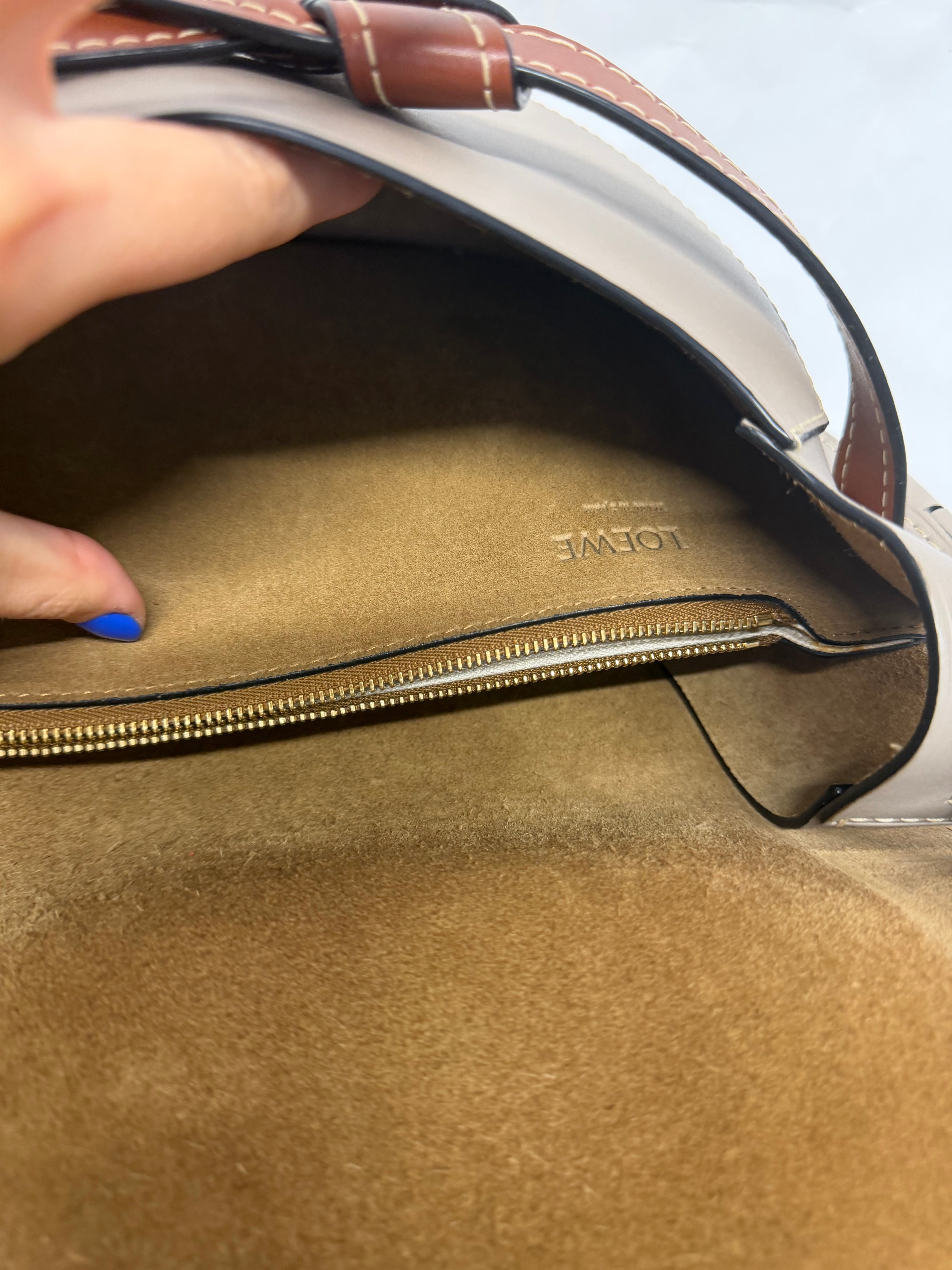 Loewe gate tricolor grande bandolera