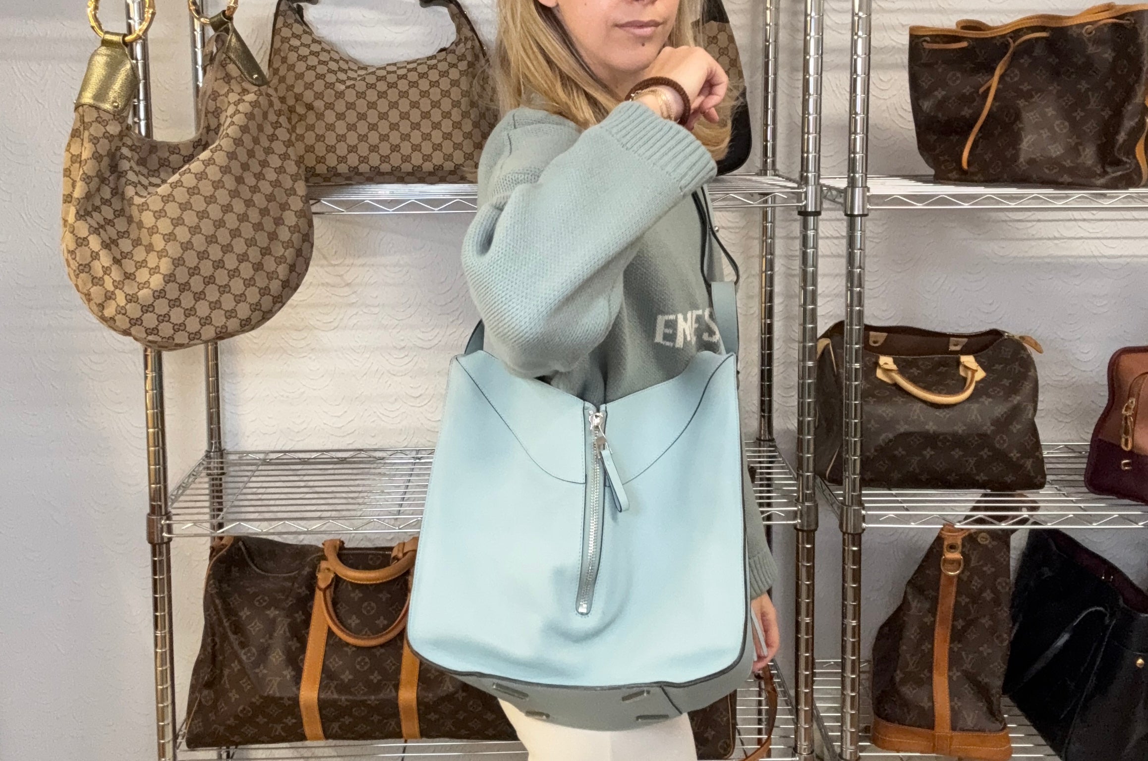 Loewe hammock Grande azul cielo