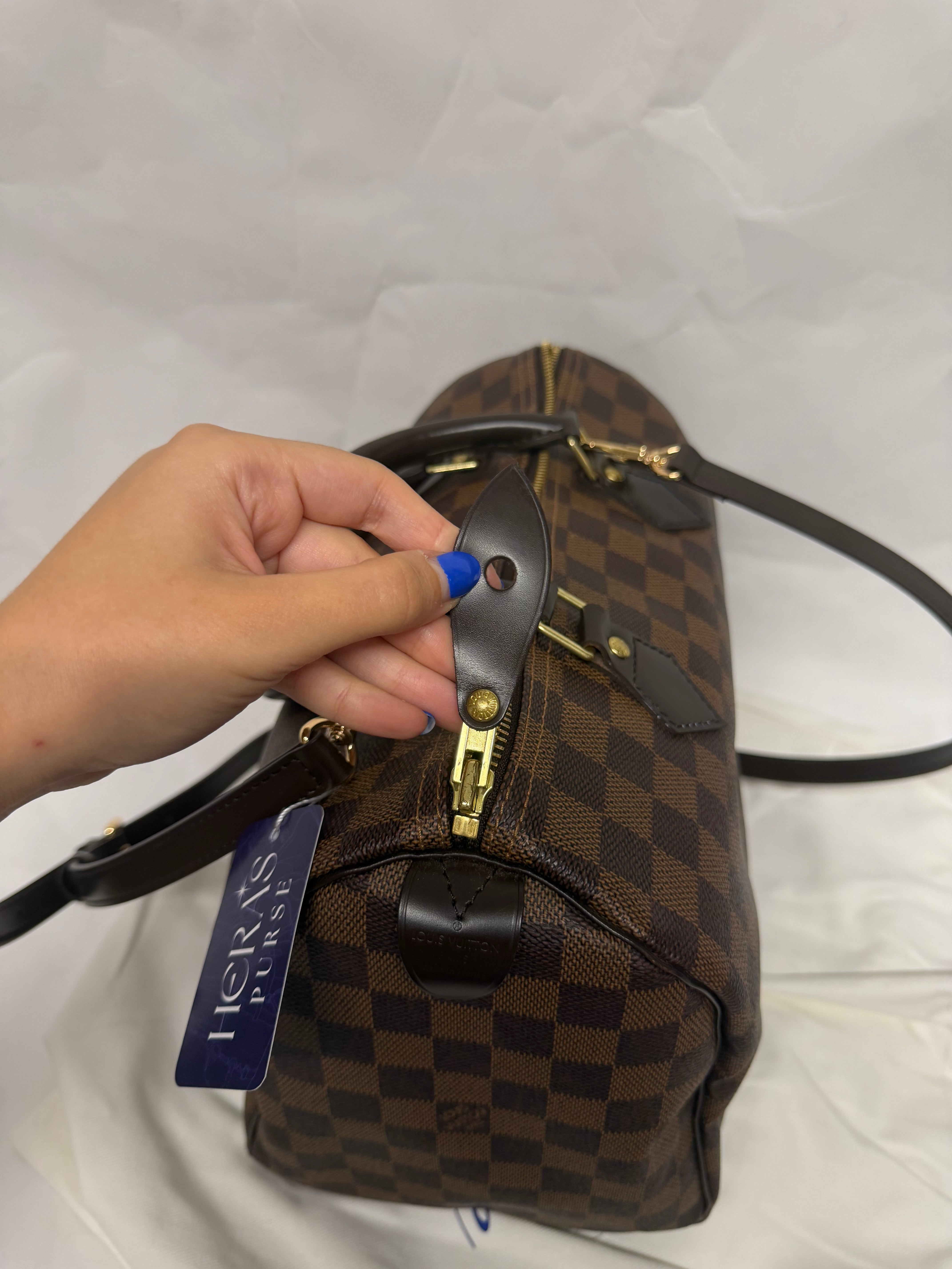 Louis Vuitton Speedy 30 Damier Ebene