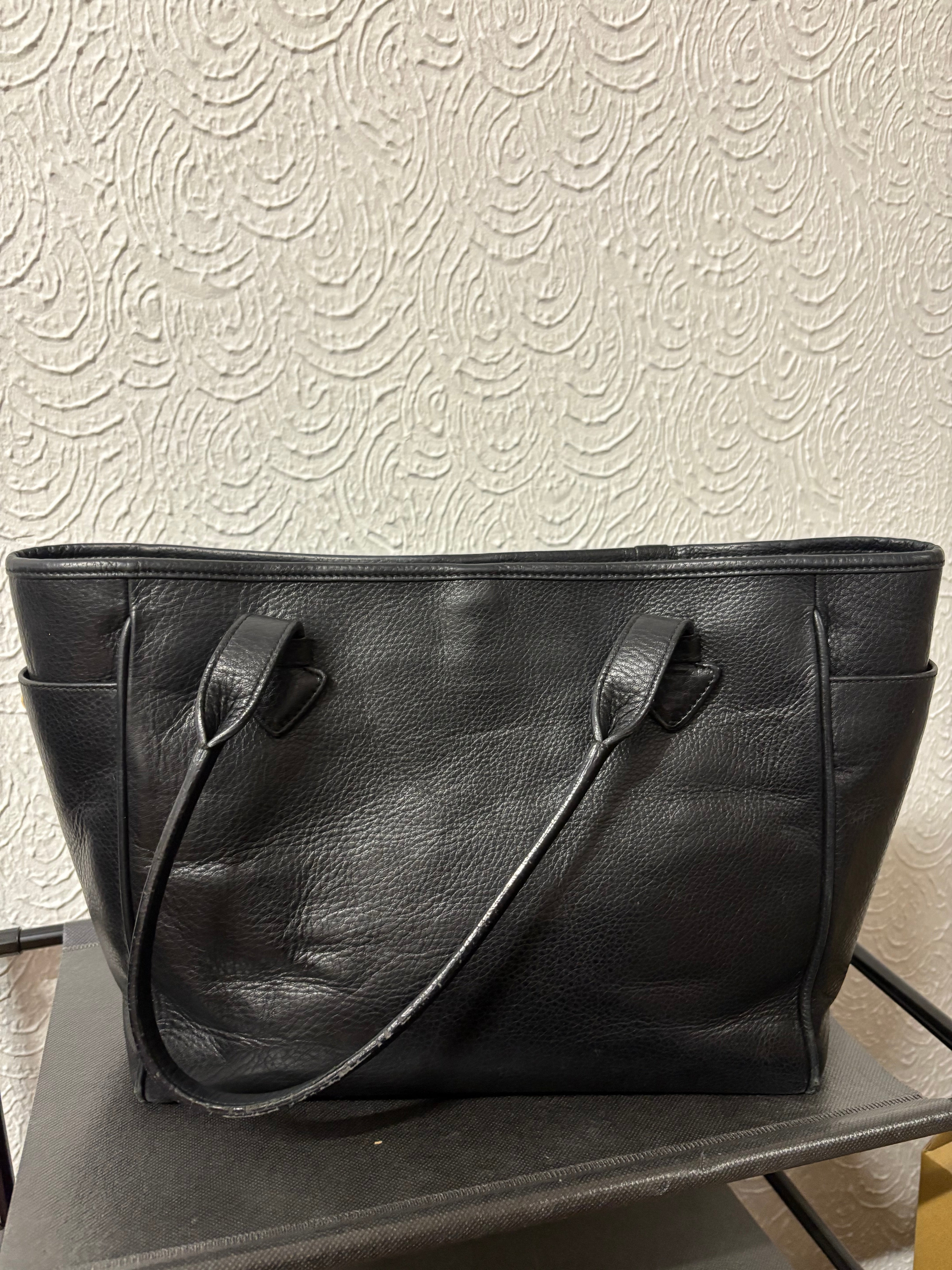 Loewe heritage tote negra vintage