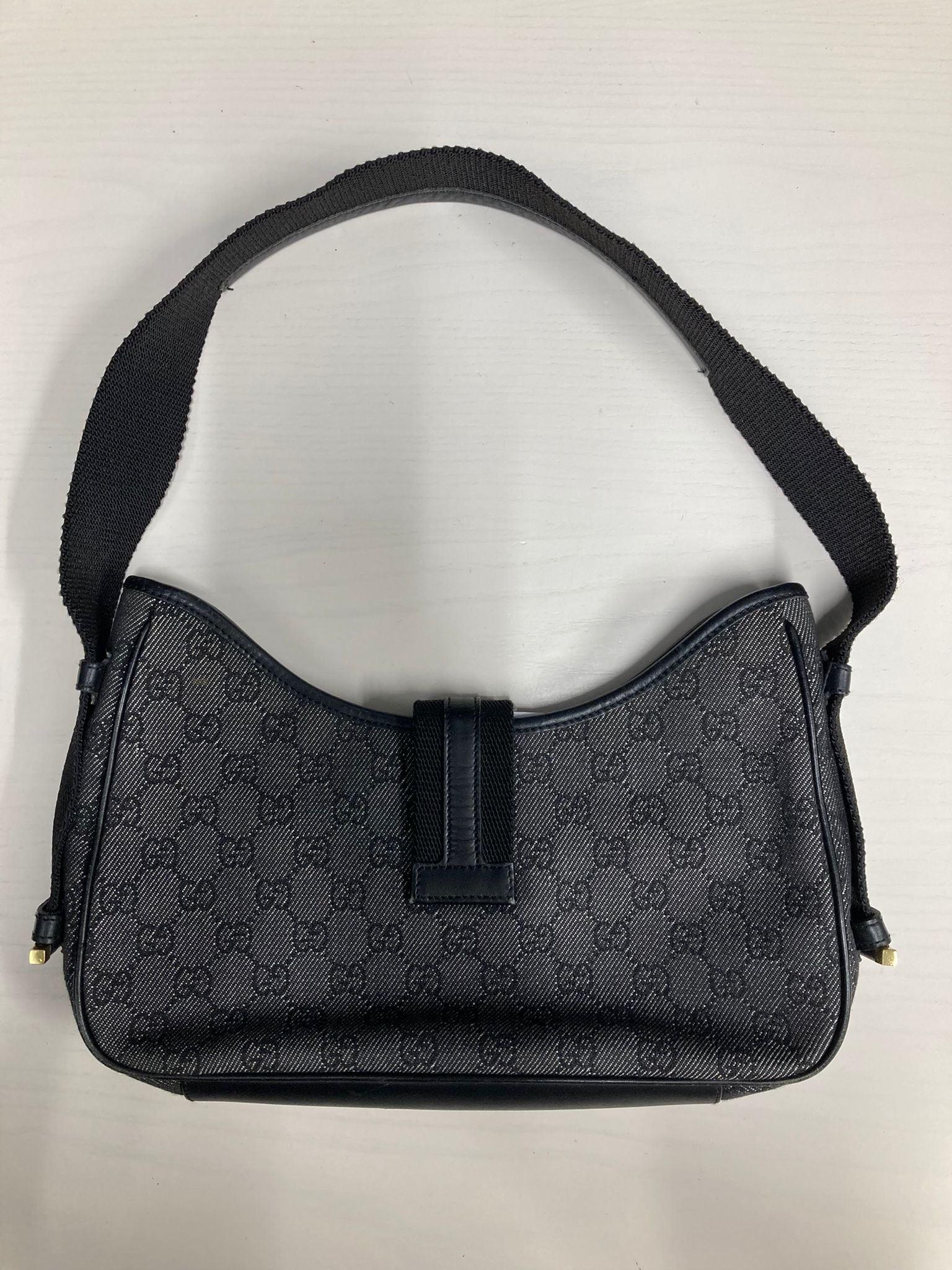 Gucci Jackie Lona monogram negra