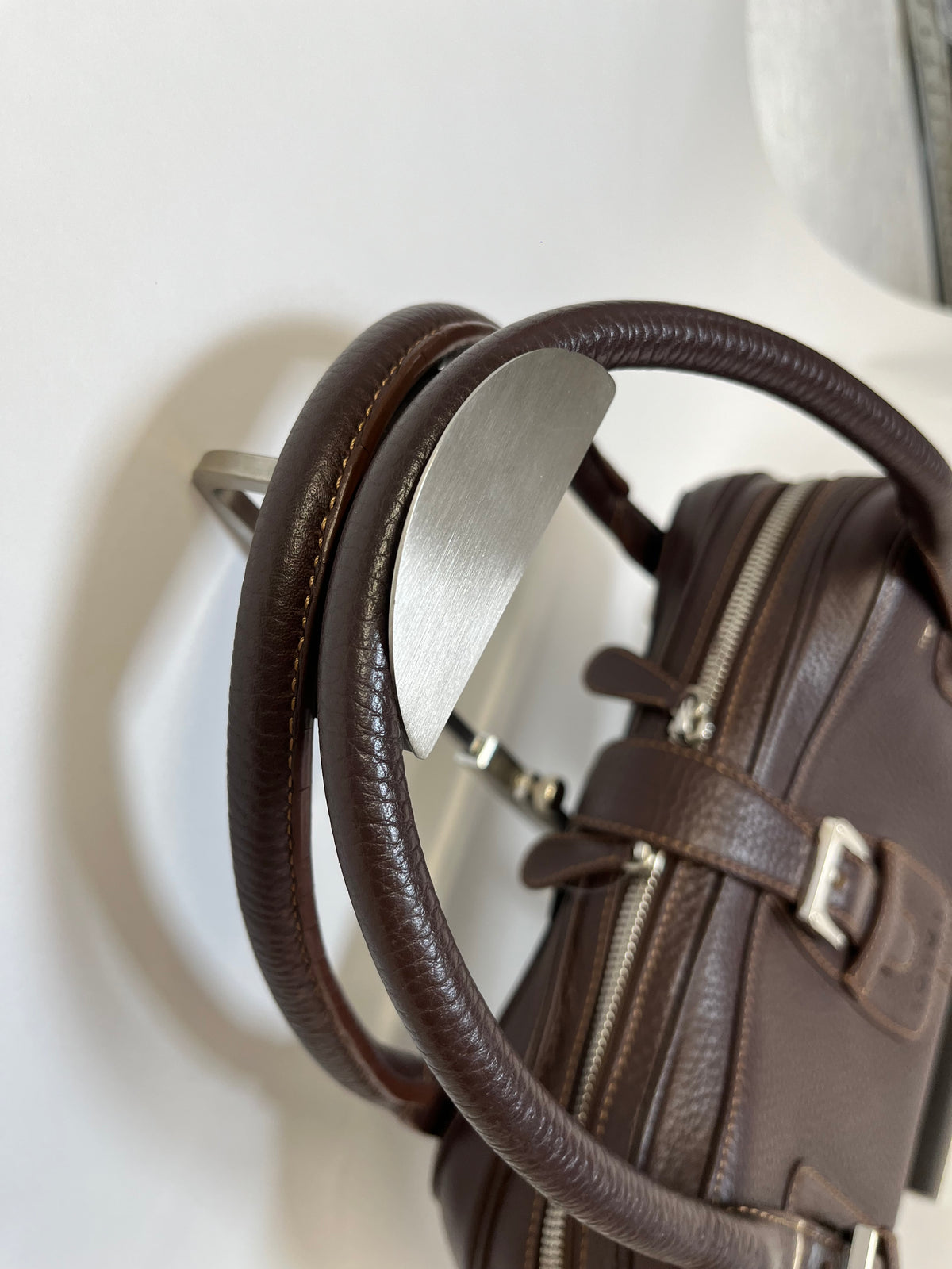 Loewe Senda Handbag Piel Marrón Oscuro (Pequeña)