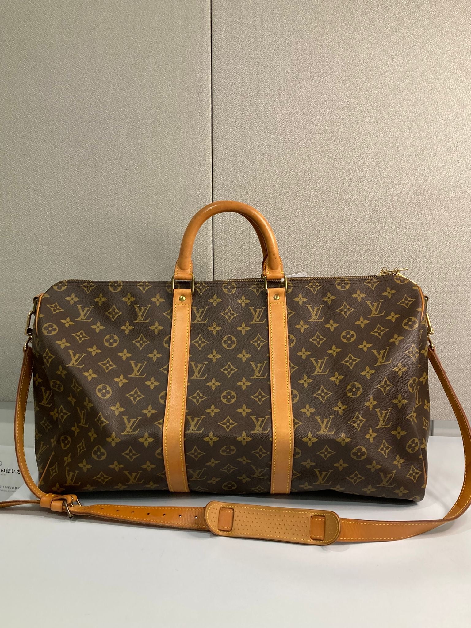 Louis Vuitton Keepall 50 bandolera canvas monogram