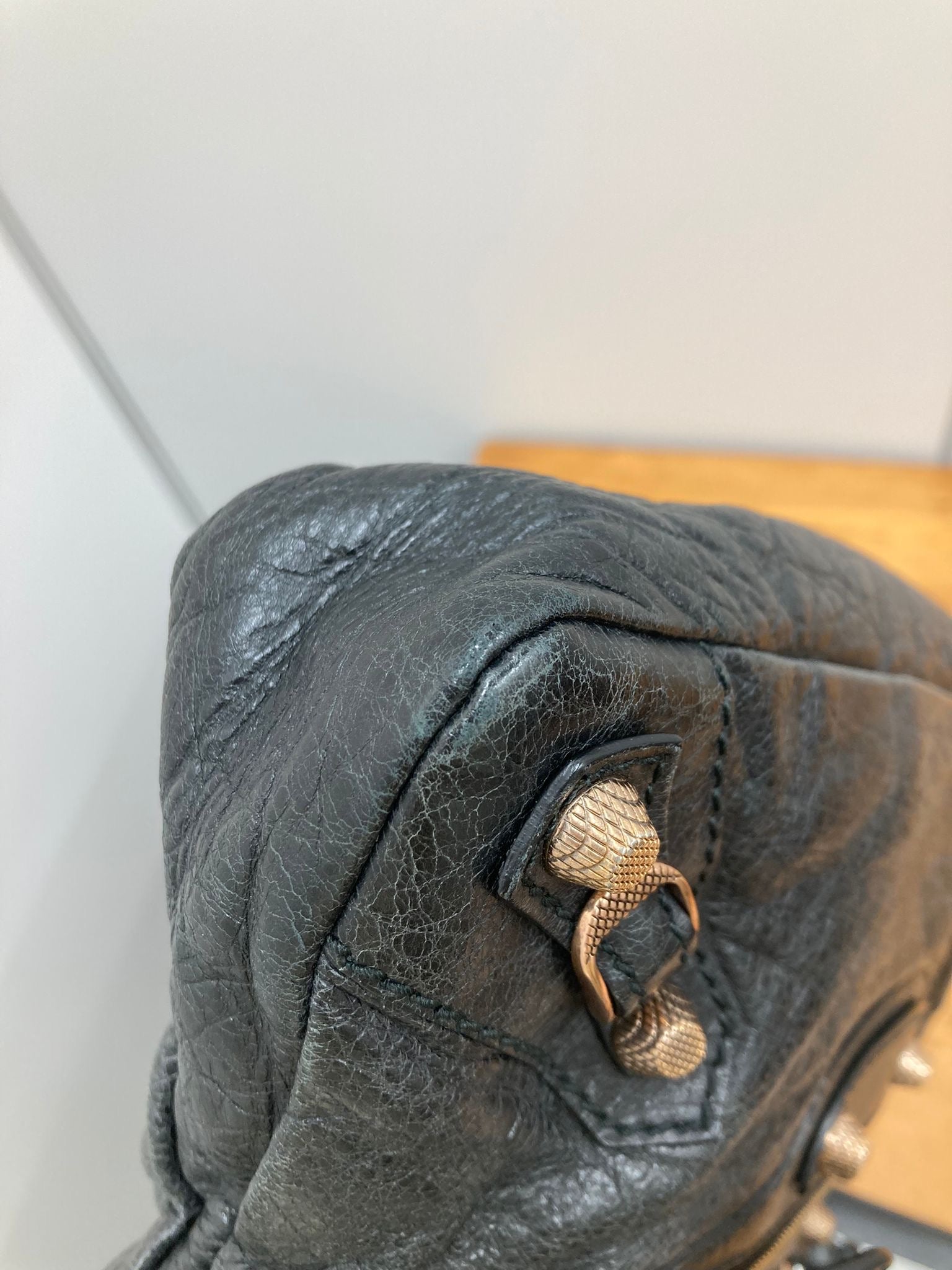 Balenciaga City First Classic Black – Cuero Aged