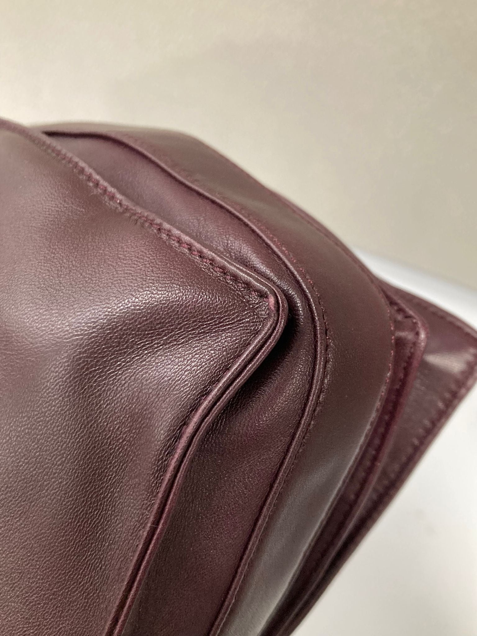 Loewe Flamenco Mediano burdeos Bandolera Piel Napa de Cordero