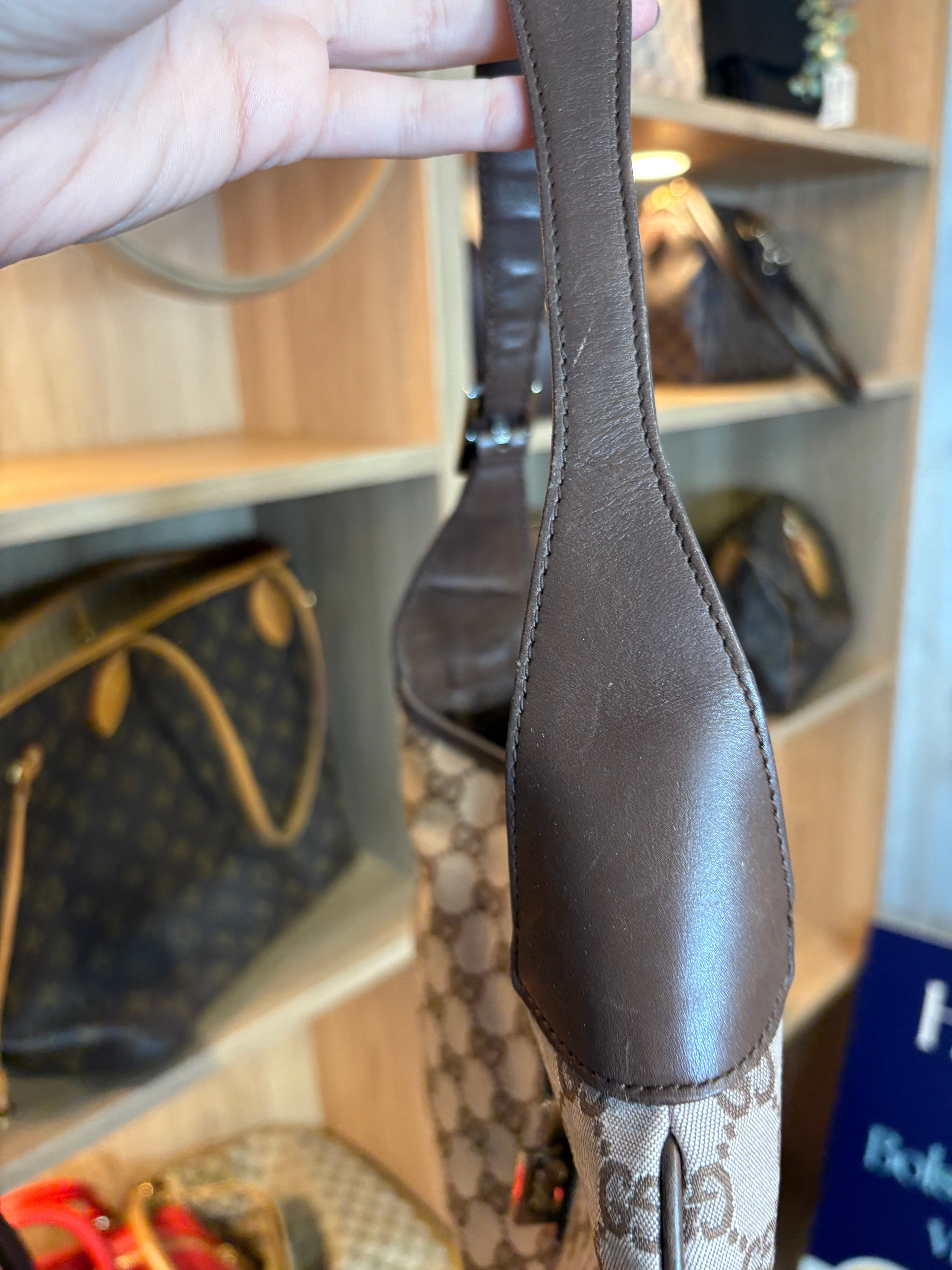 Gucci Jackie Vintage canvas marrón
