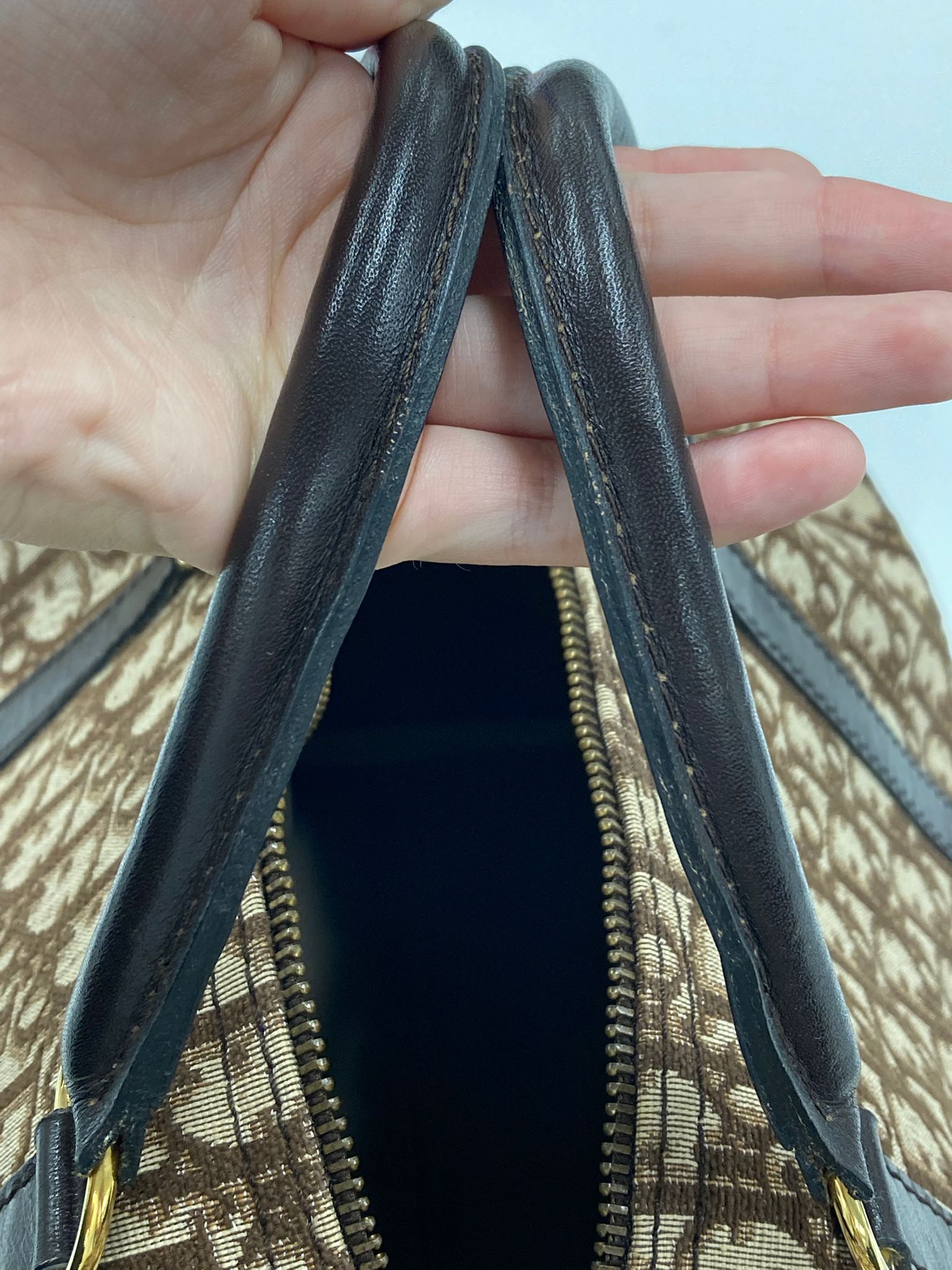 Dior trotter 40 vintage marrón