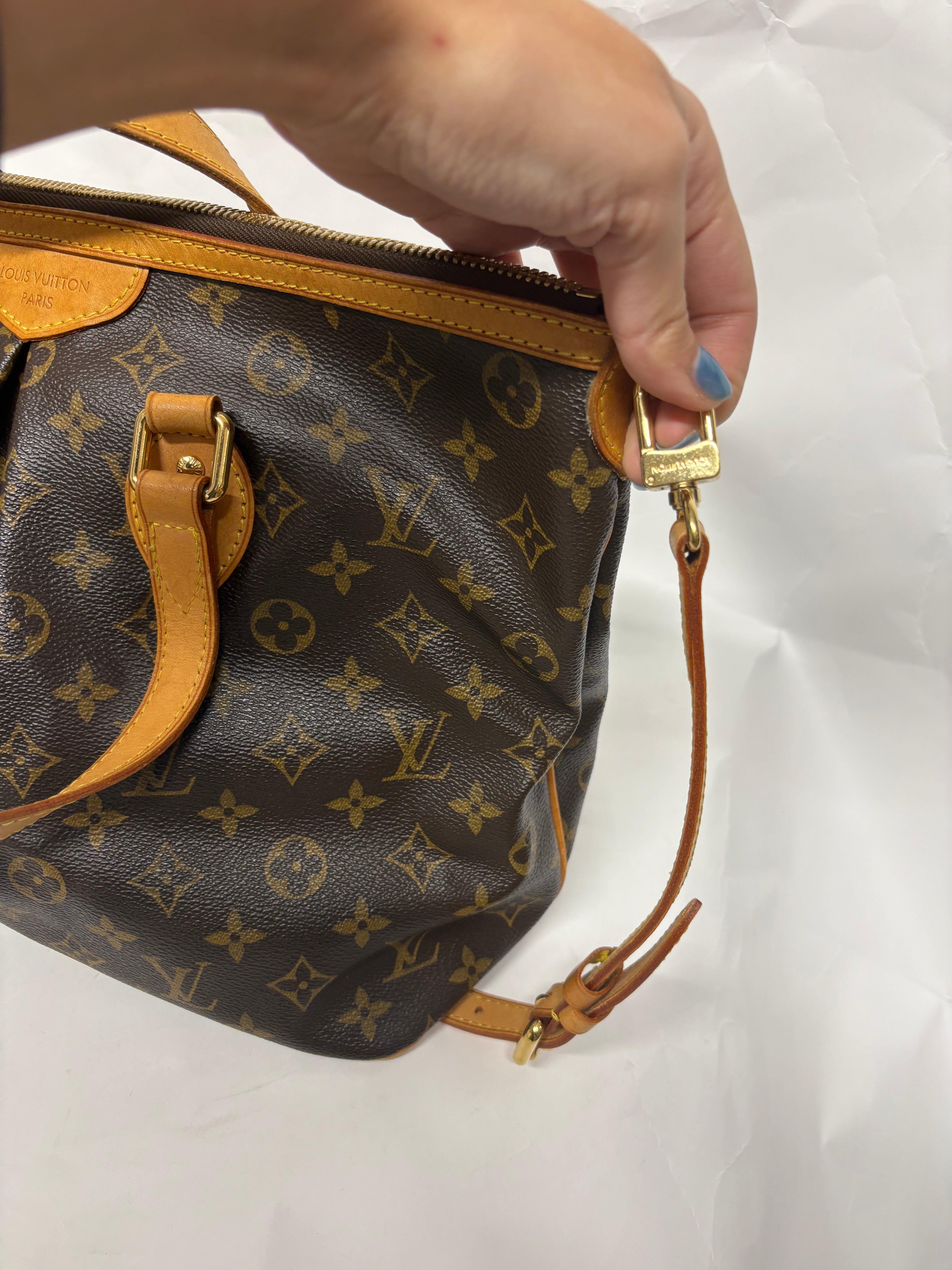 Louis Vuitton Palermo PM canvas monogram con bandolera original