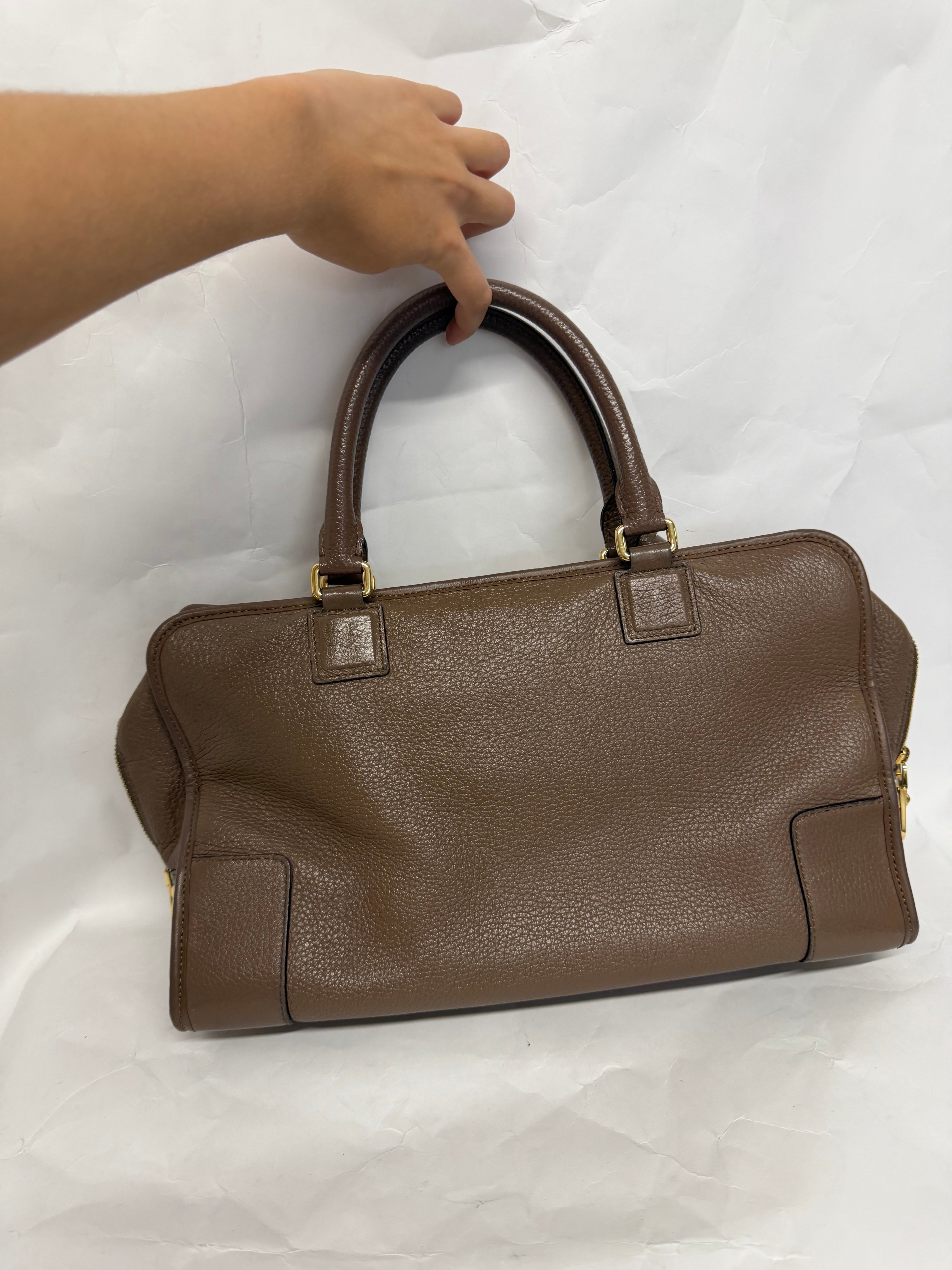 Loewe Amazona 36 Piel Becerro Marrón