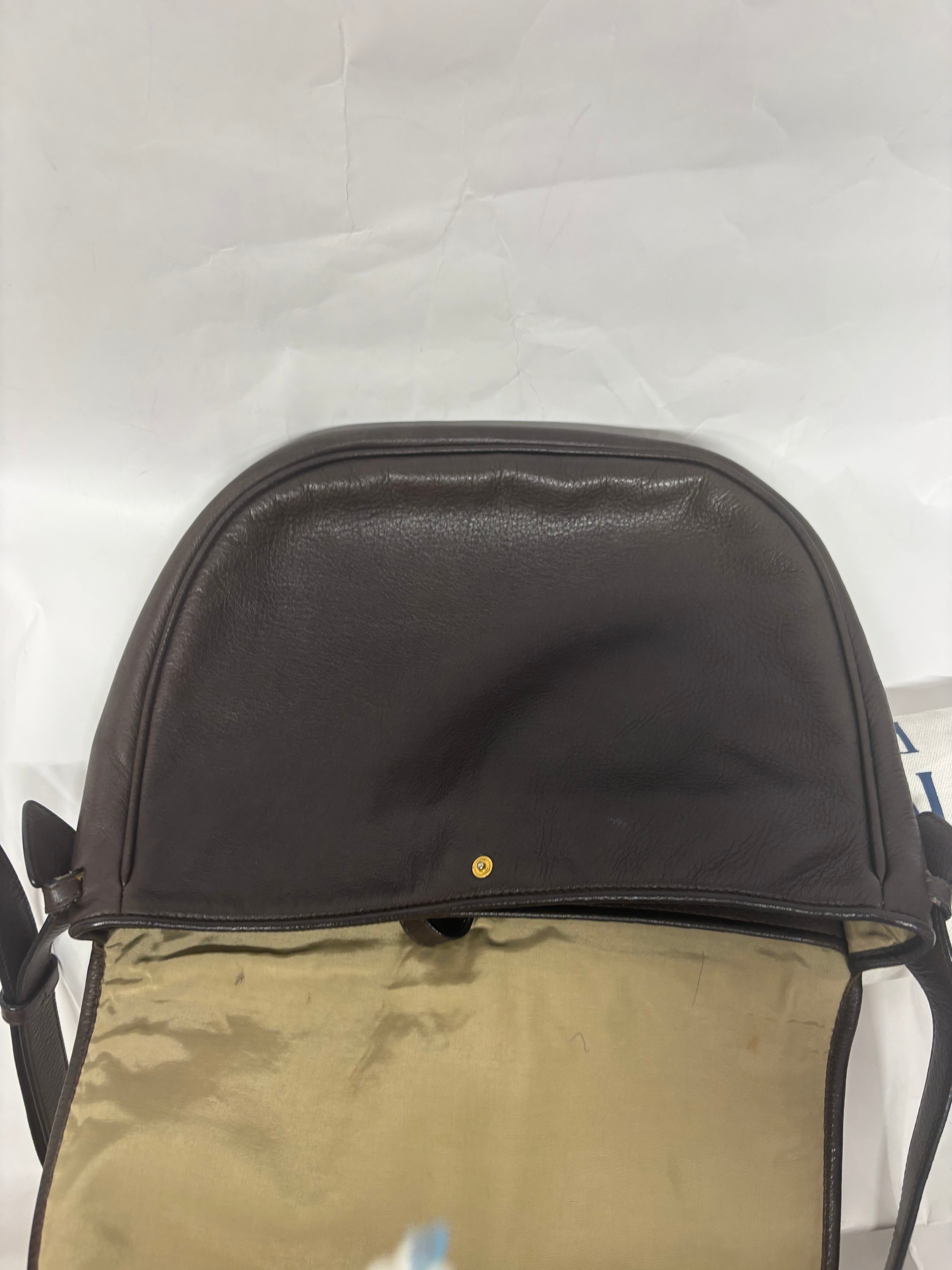 Loewe heritage bandolera marrón chocolate