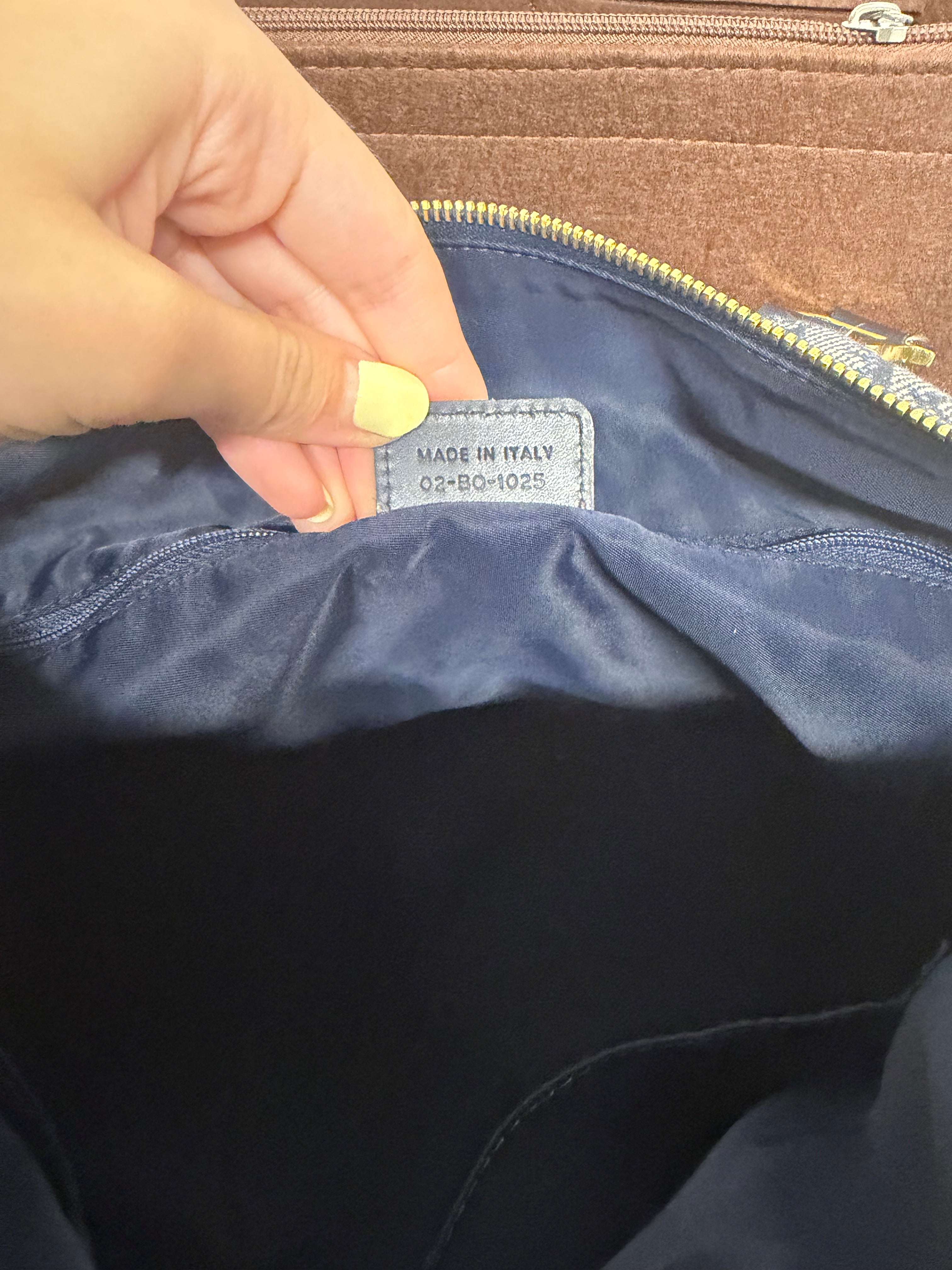 Christian Dior Trotter Boston 35 Navy