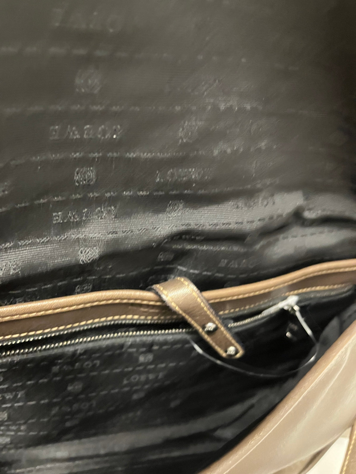 Loewe Heritage Grande Piel Marrón Metalizado