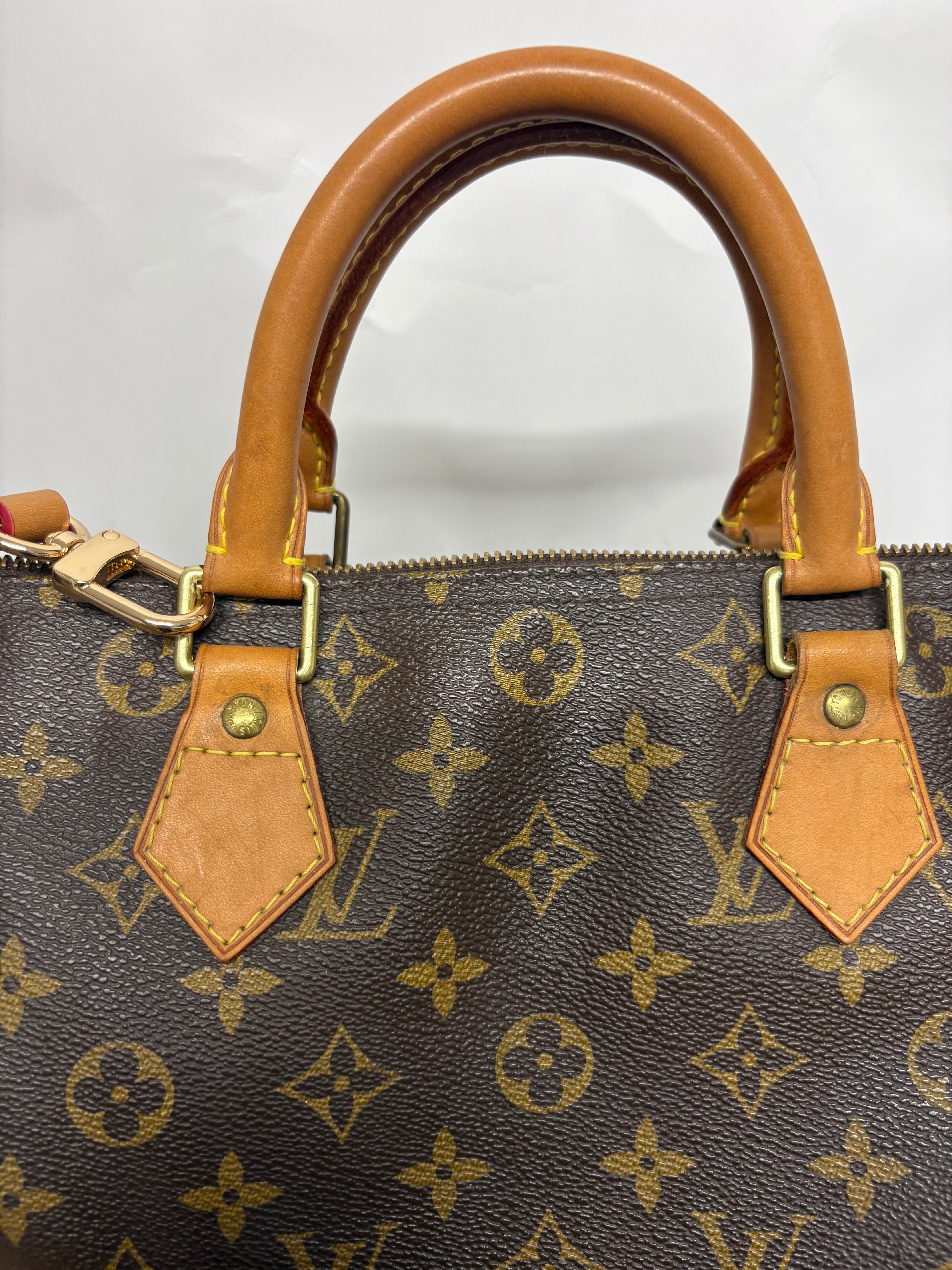 Louis Vuitton Speedy 30 Monogram con bandolera extra