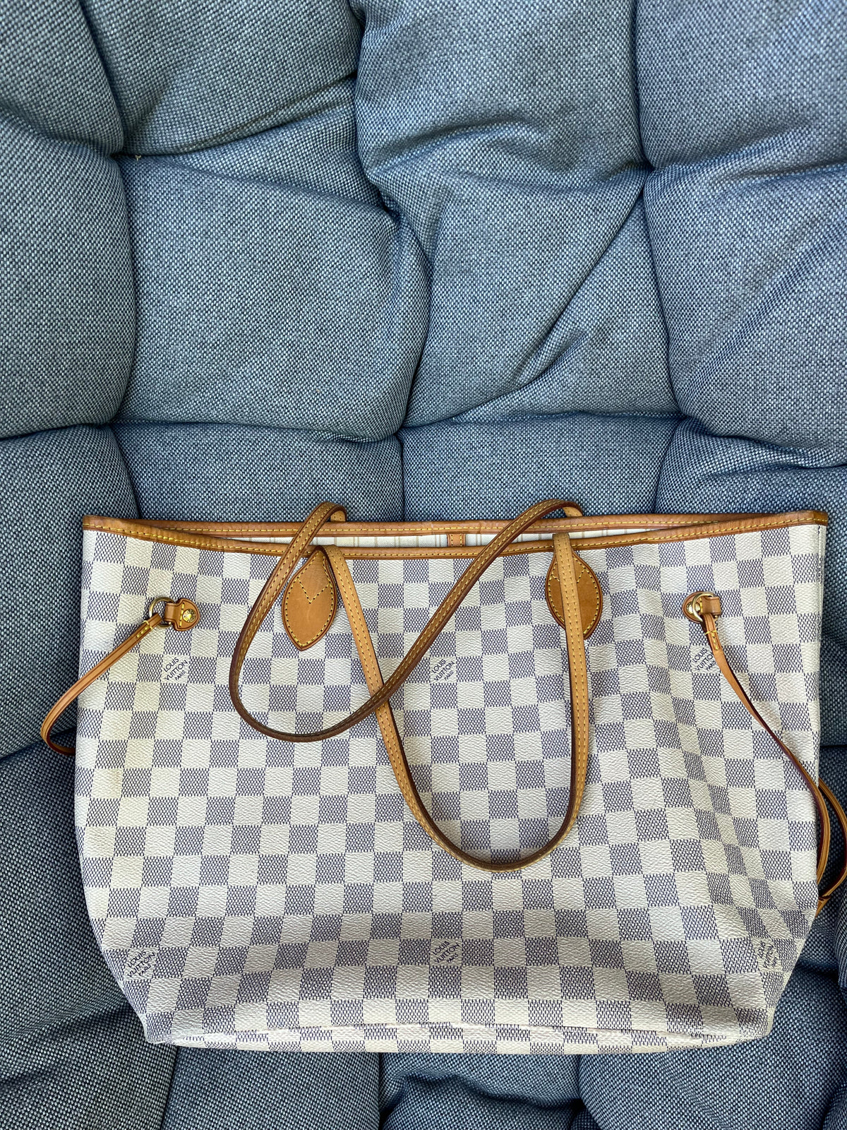 Louis Vuitton Neverfull MM Damier Azur