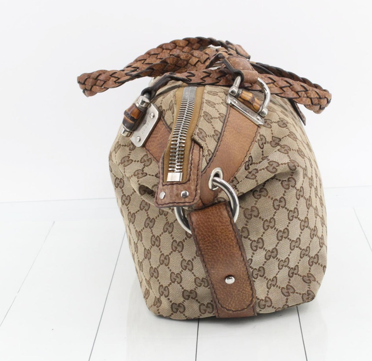 Gucci Pelham trenzado XL GG canvas Marrón