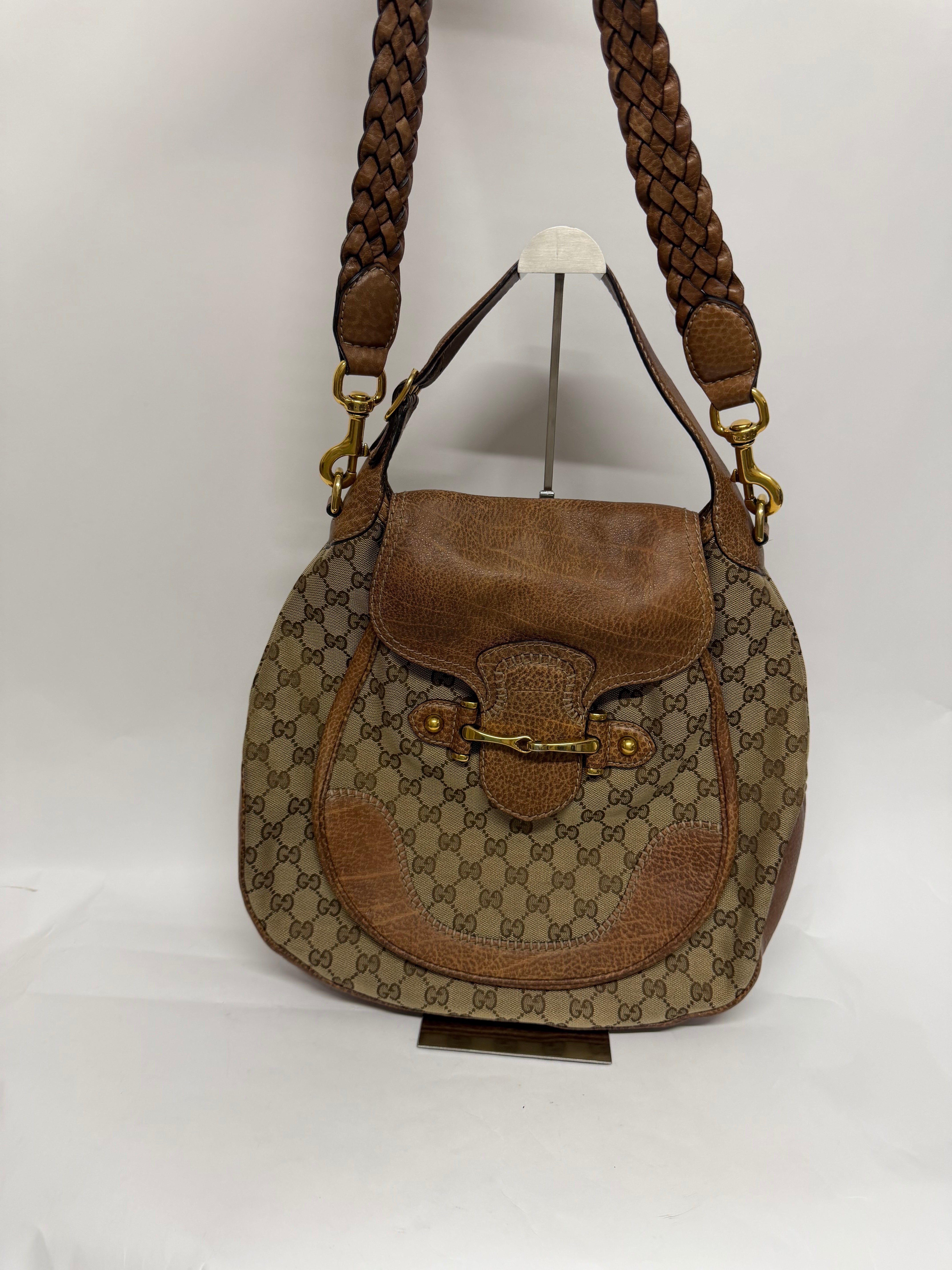 Gucci New Pelham Satchel GG Canvas Large