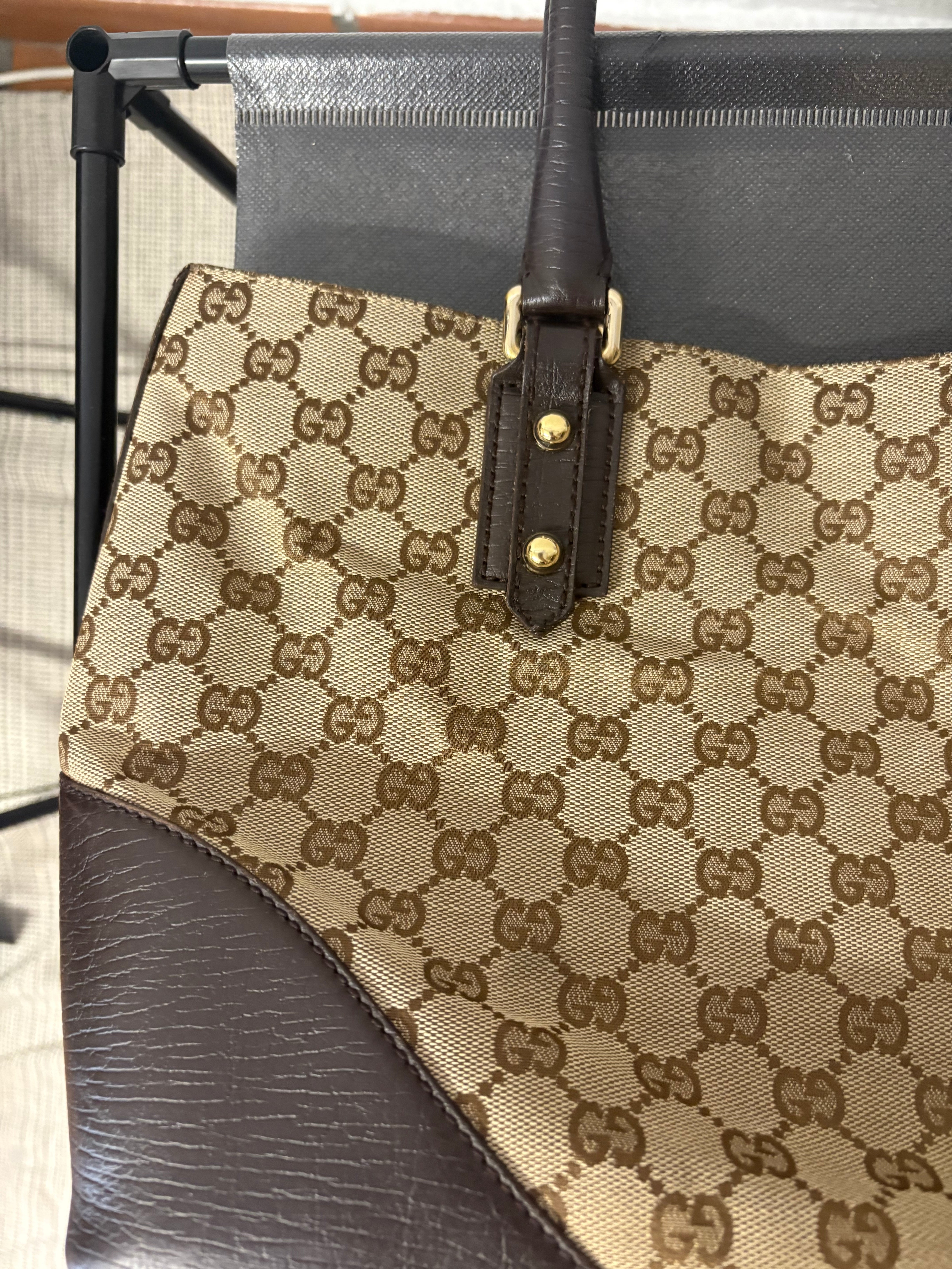 Gucci horsebit tote bag go canvas