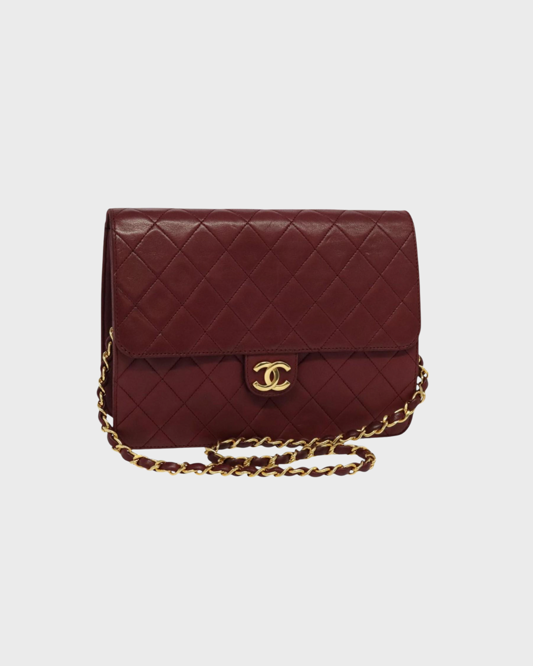 Chanel Flap Bag Burdeos