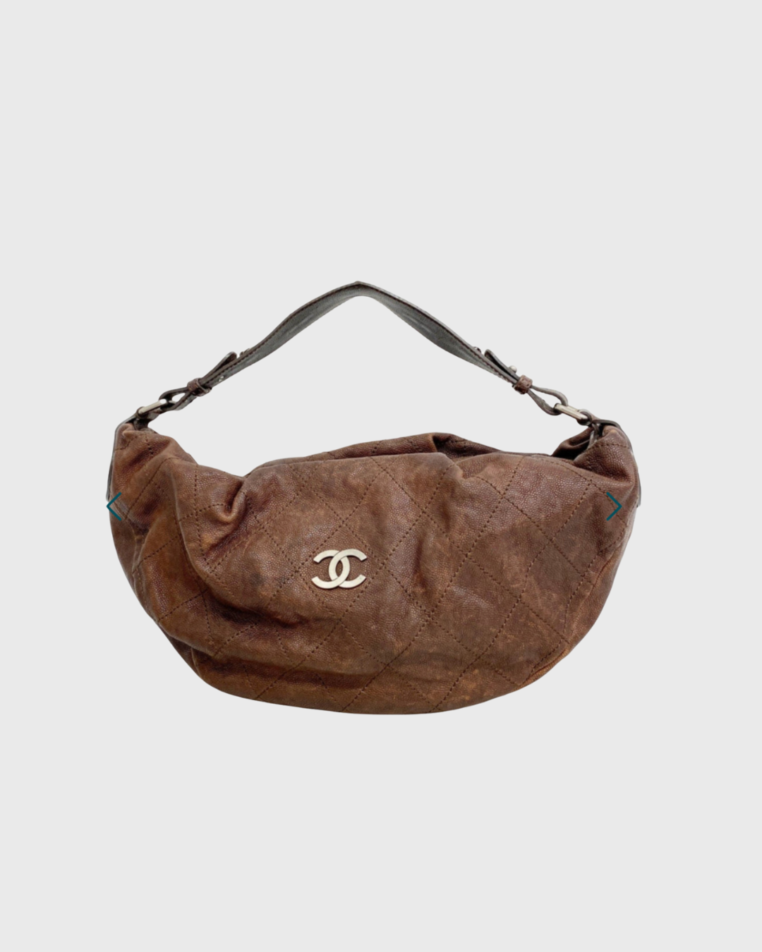 Chanel bowling bag marrón