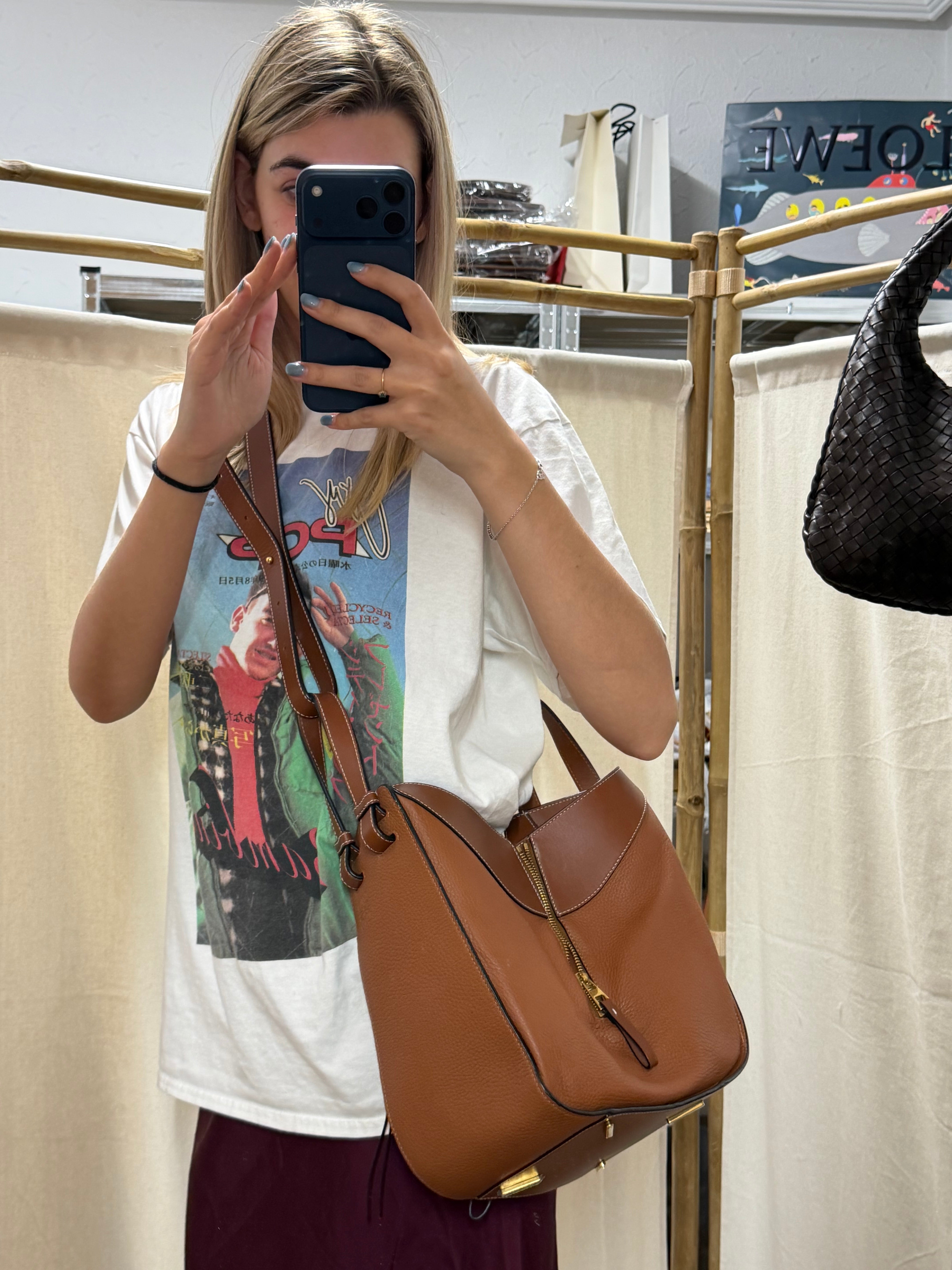 Loewe Hammock Small camel marron tan