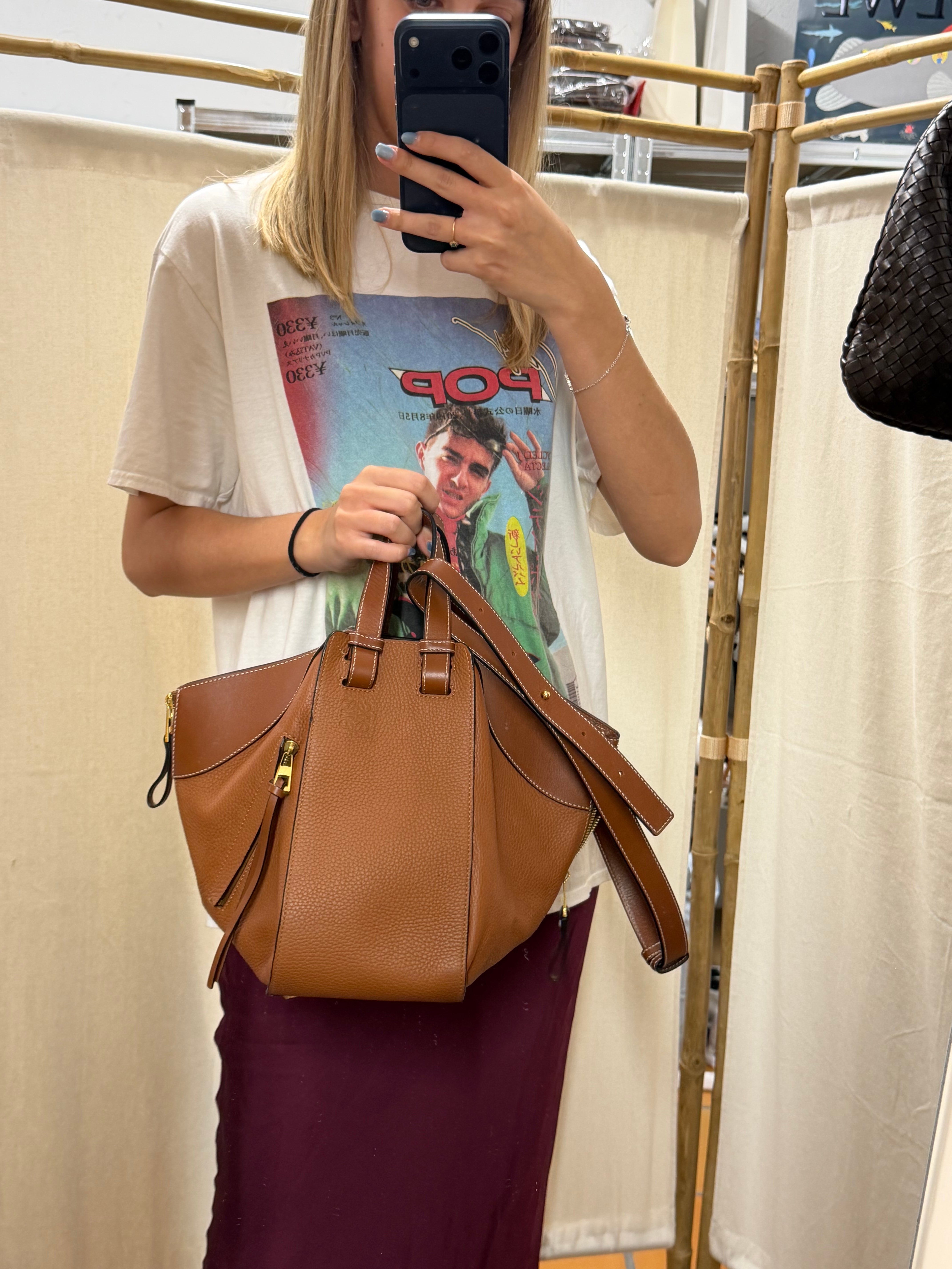 Loewe Hammock Small camel marron tan