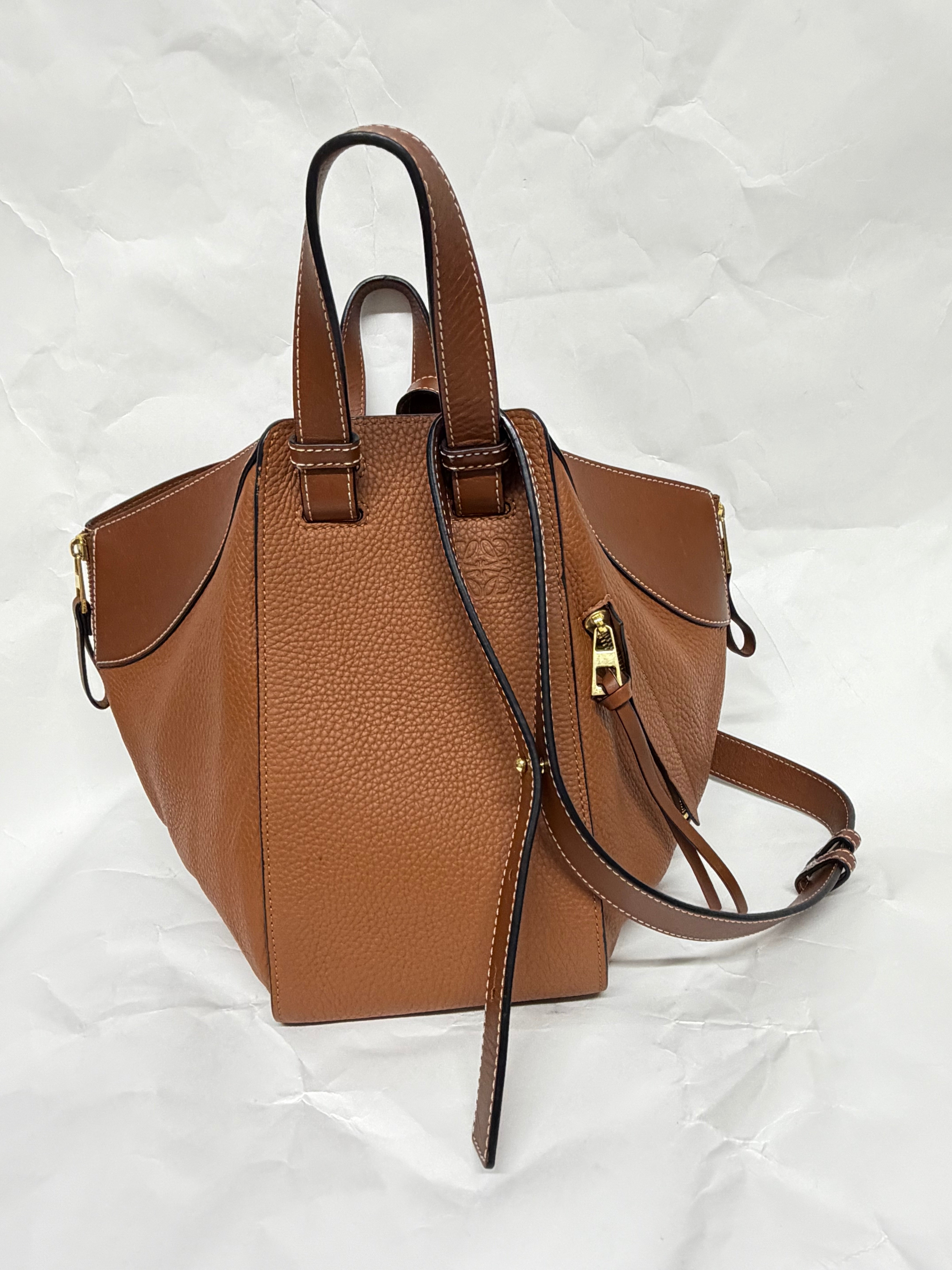 Loewe Hammock Small camel marron tan