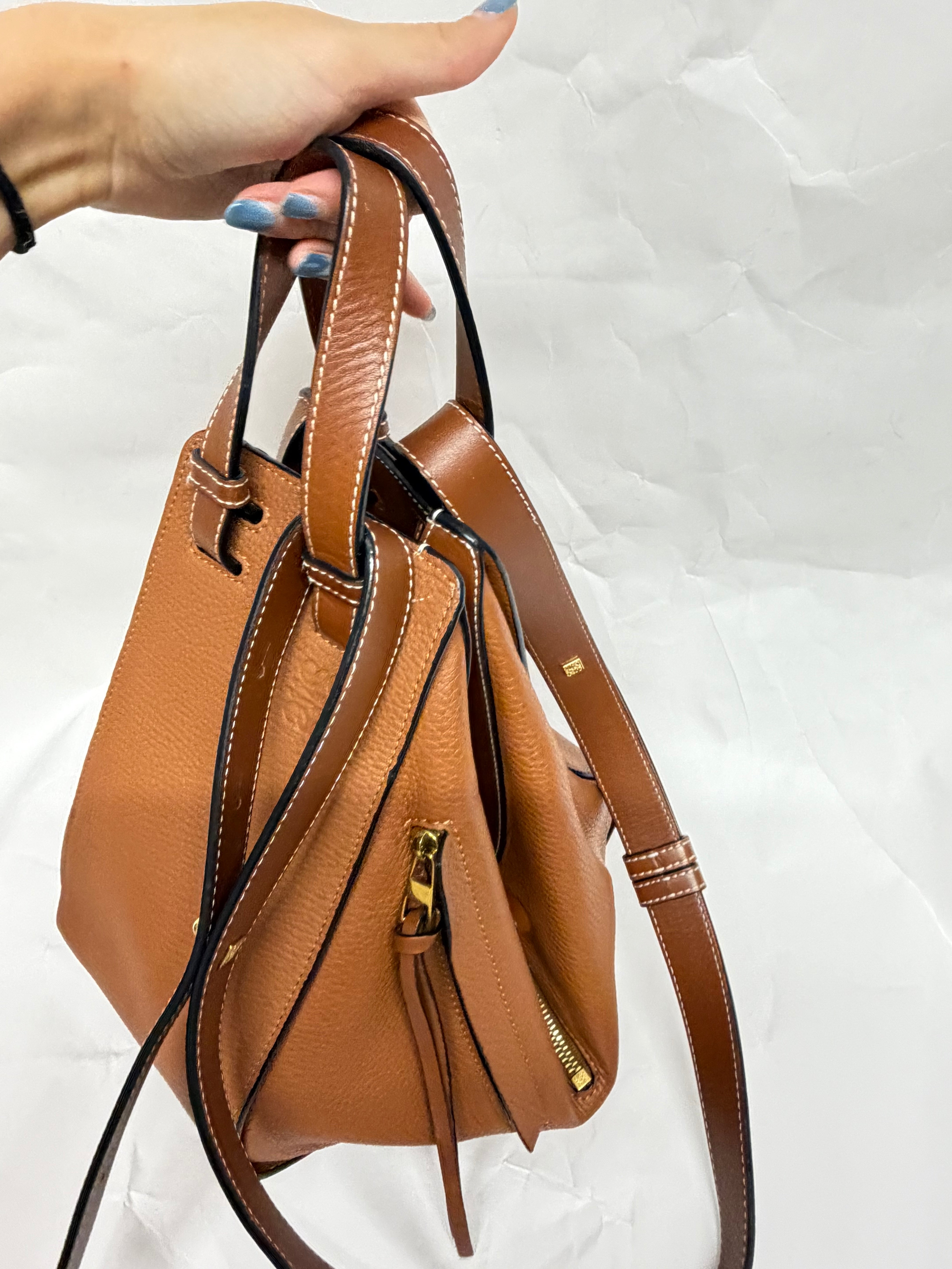 Loewe Hammock Small camel marron tan