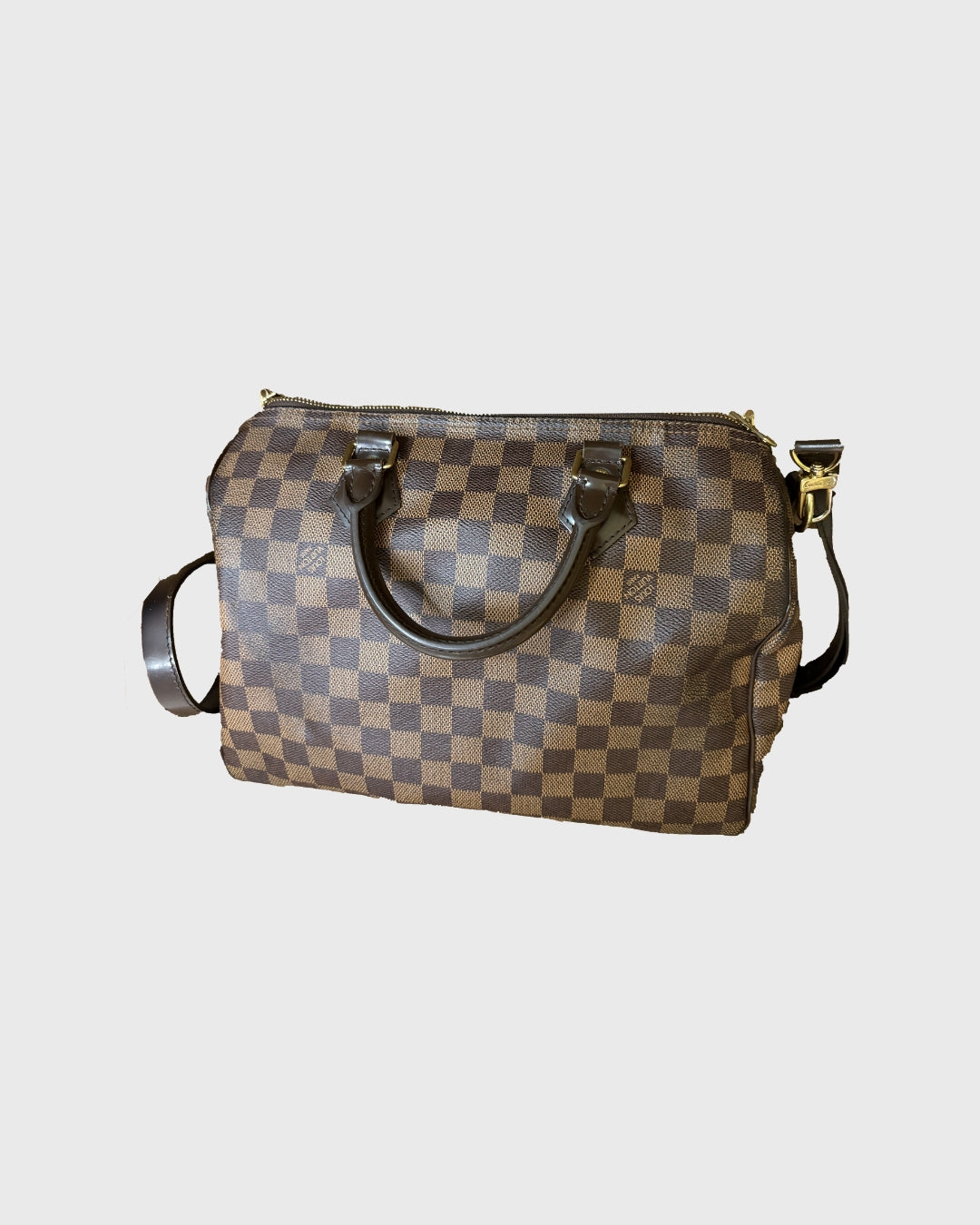 Louis Vuitton Speedy 30 Damier Ebene Bandolera