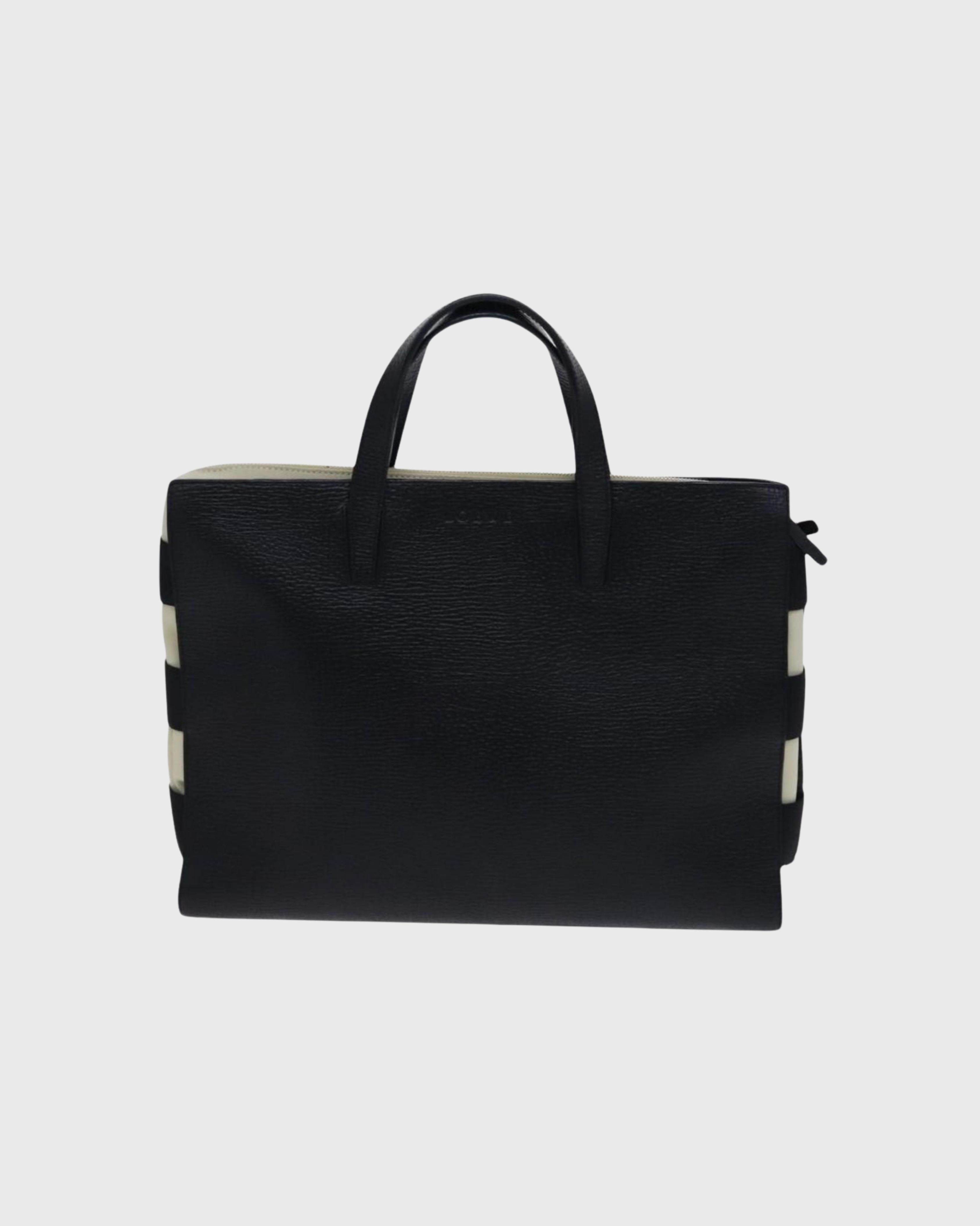 Maletín vintage negro de Loewe